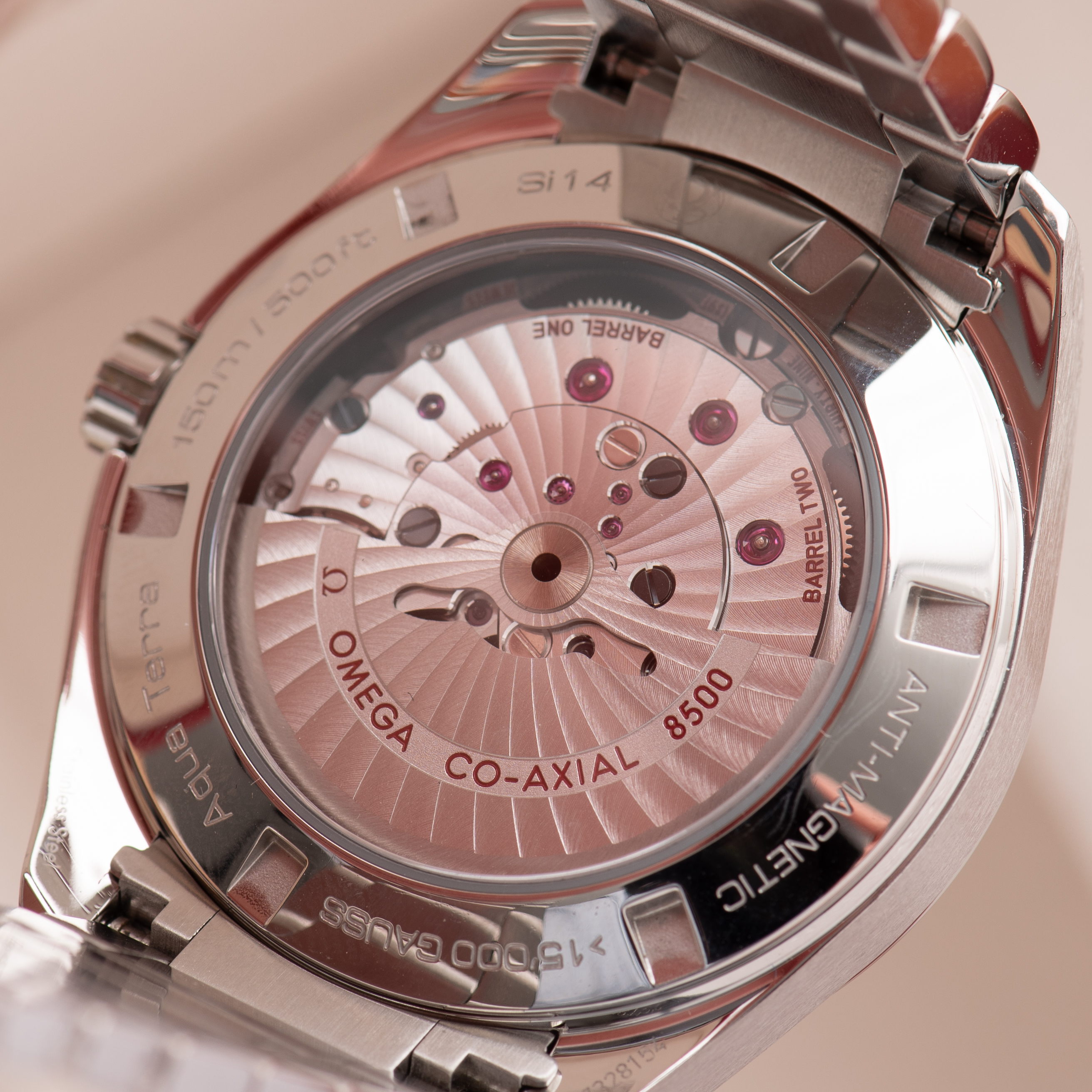 Zicht op Omega Seamaster Aqua Terra Co-Axial Automatic Ref 231.10.42.21.02.003 Volledige set