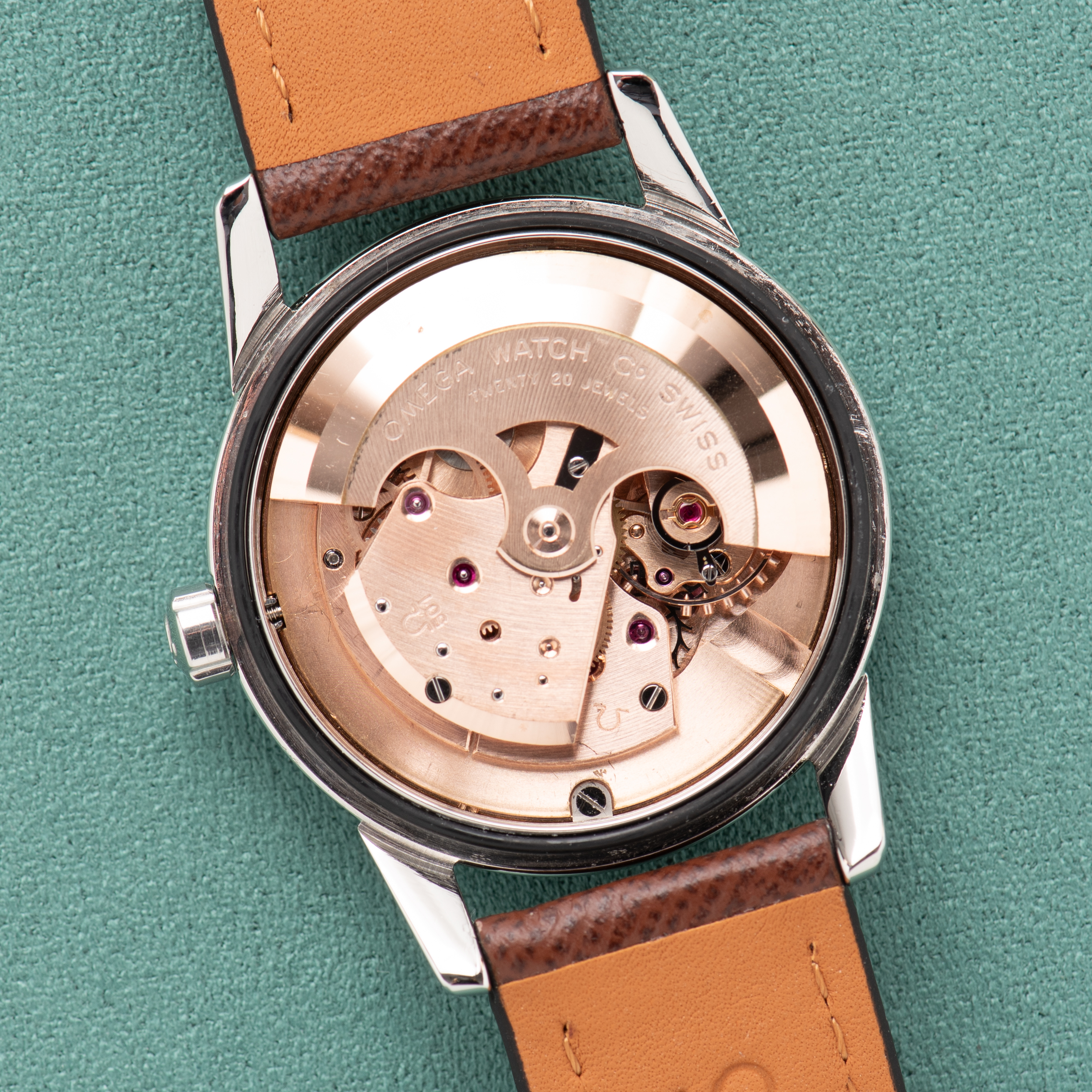 Vue de Omega Automatic Seamaster Crosshair Steel réf 2846-5 SC cal 501 from 1956