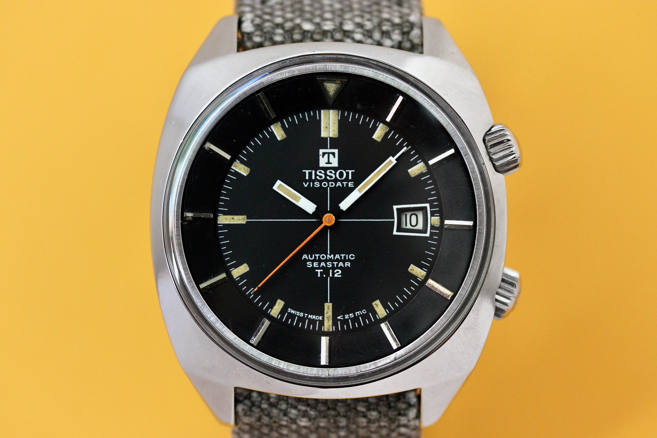Zicht op Tissot Visodate Automatic Seastar T12 cal 784- 2