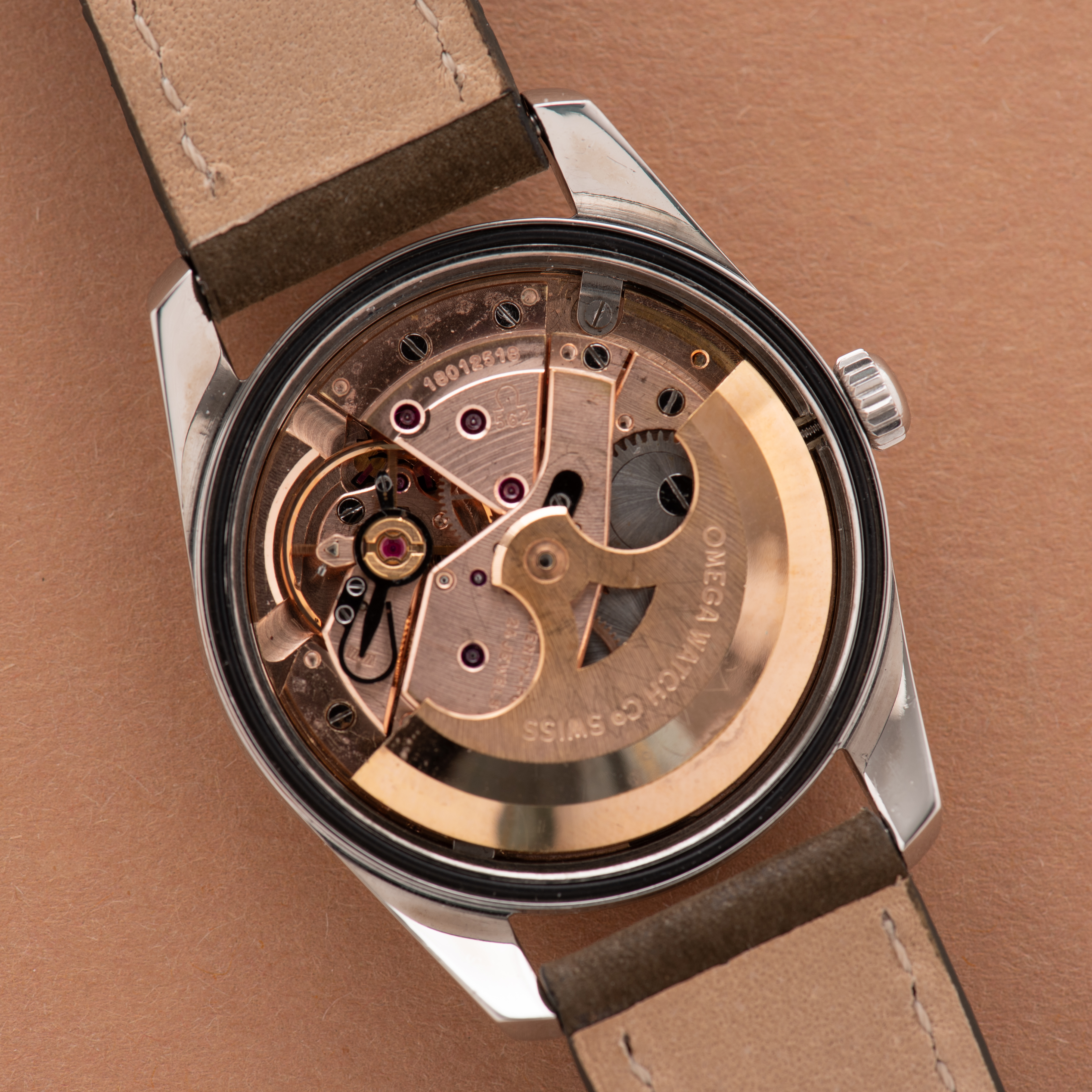 View of Omega Automatic Seamaster ref 14701.1 SC cal 562 from 1961