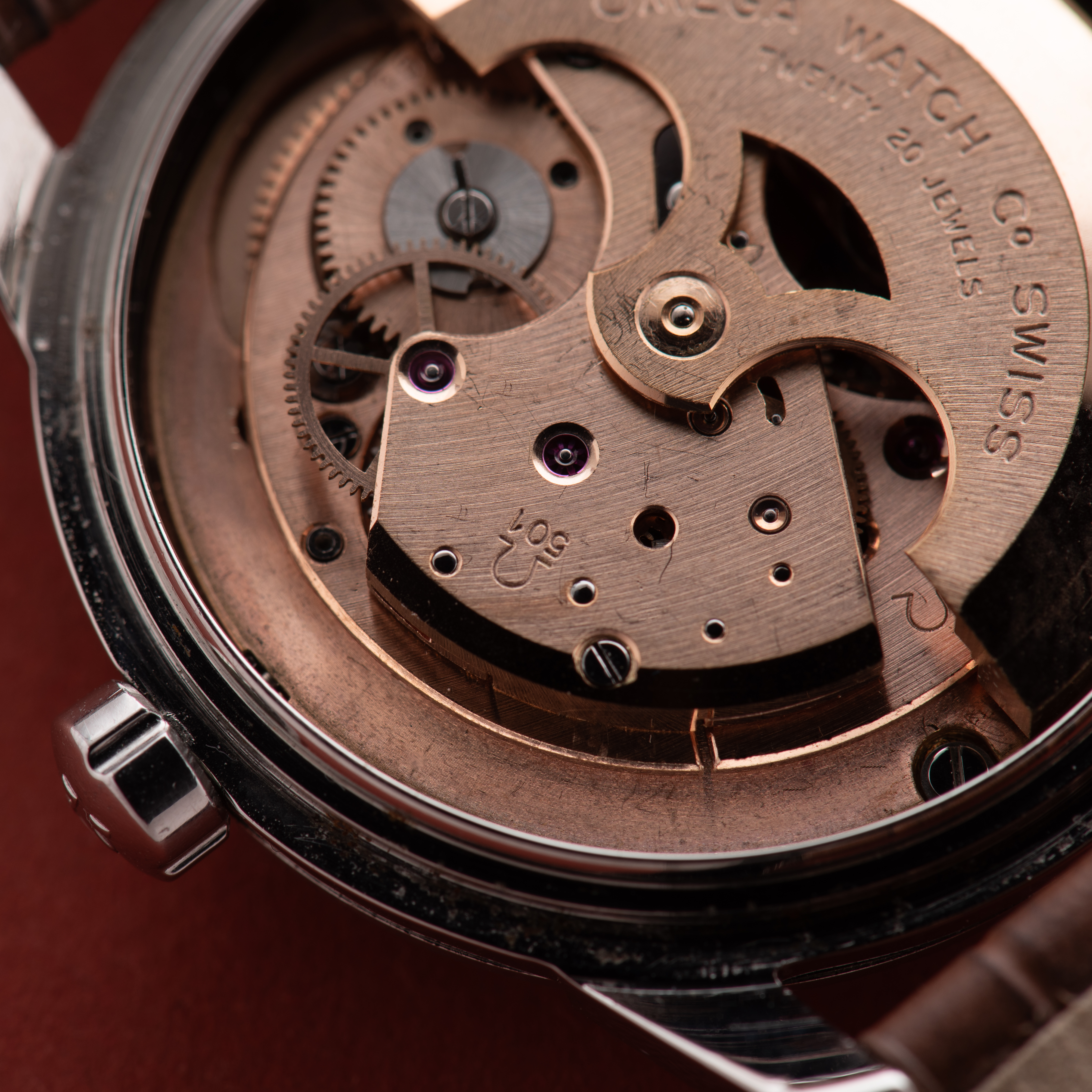 Vue de Omega Automatic Seamaster réf 2846-2848 4 SC cal 501 from 1956