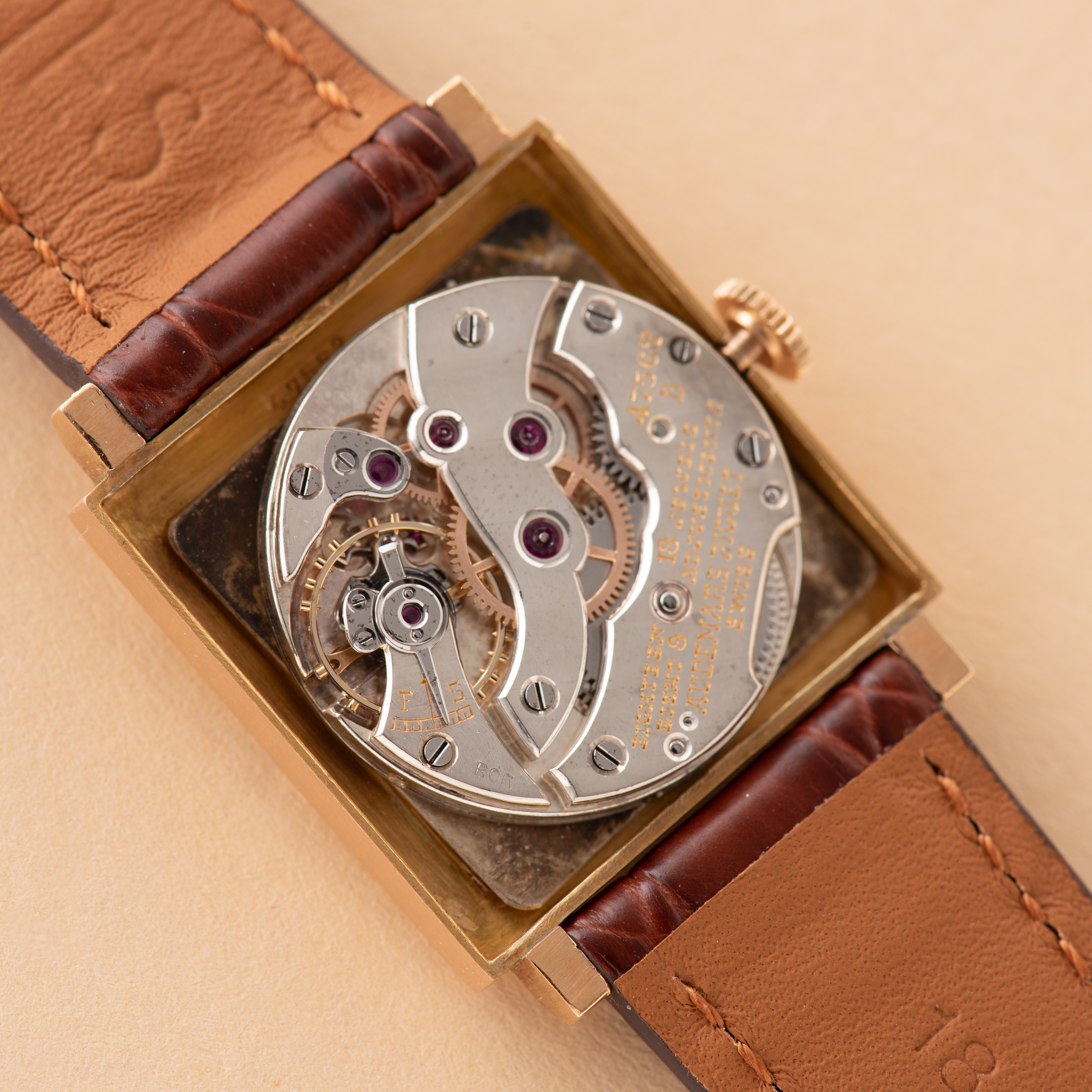 Vue de Audemars Piguet & Co Genève mécanique réf 45731