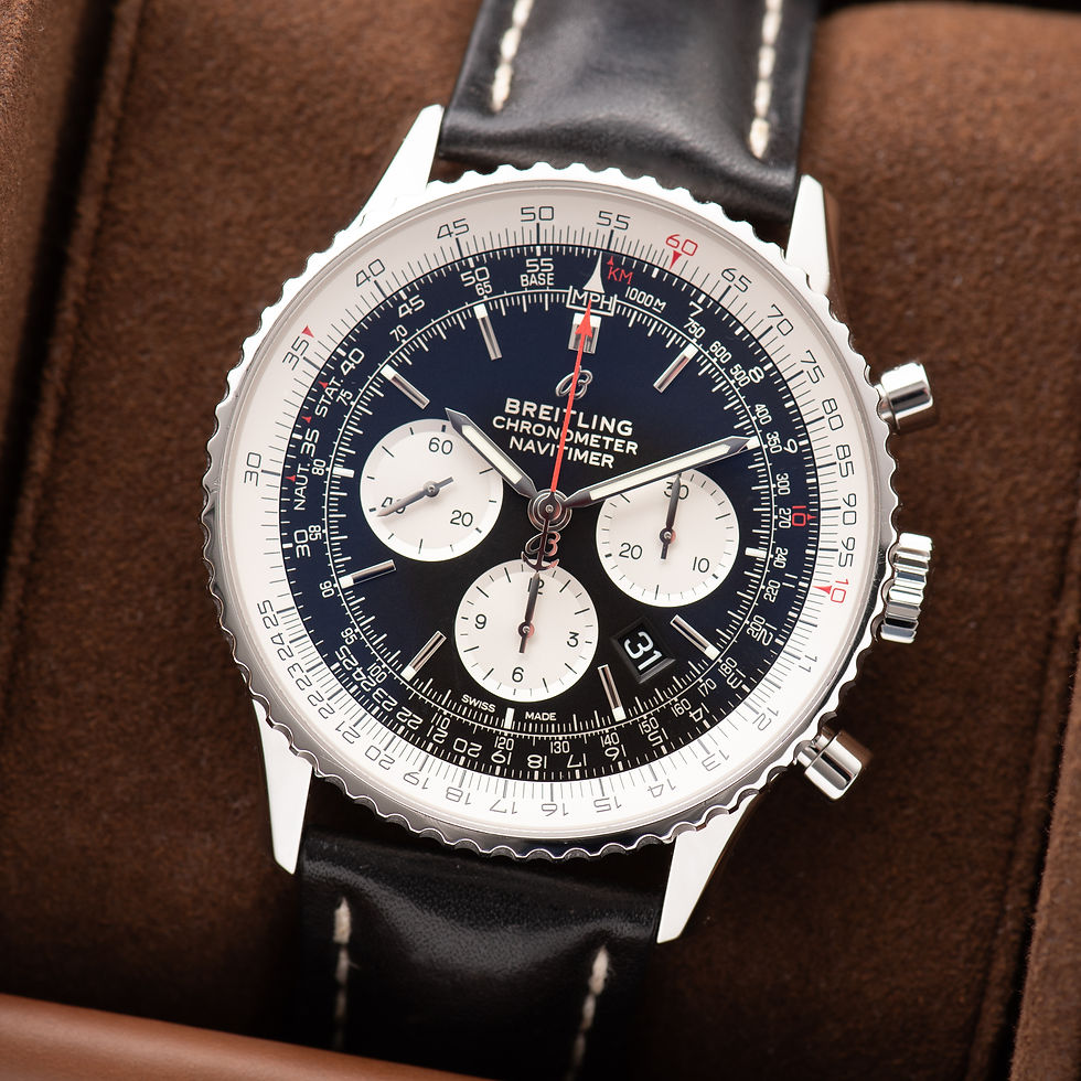 Miniature : Breitling Chronometer Navitimer 1 B01 Chronograph réf AB0127211B1X2 Full set