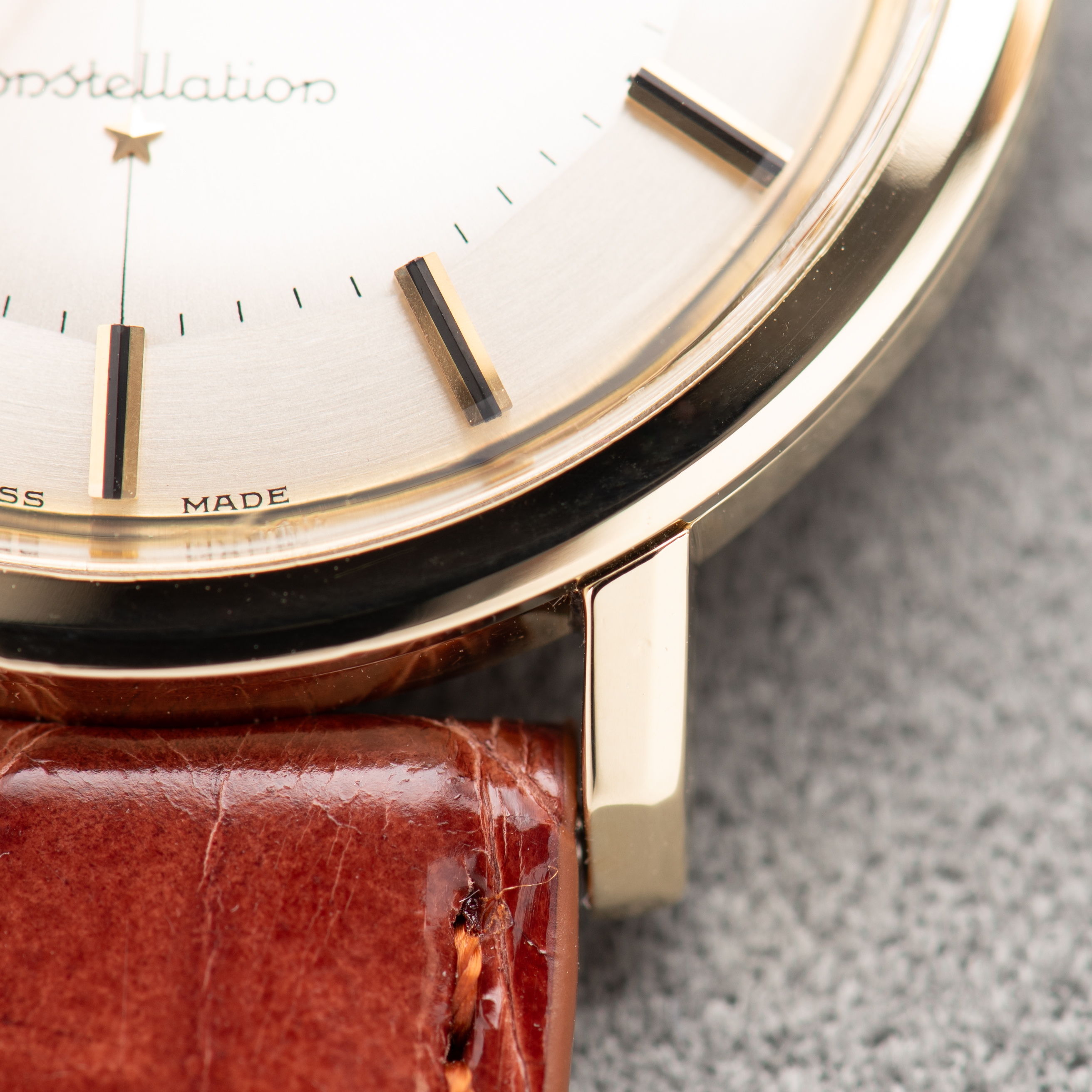 Zicht op Omega Automatic Chronometer Constellation Pie Pan Réf 168.004 from 1964