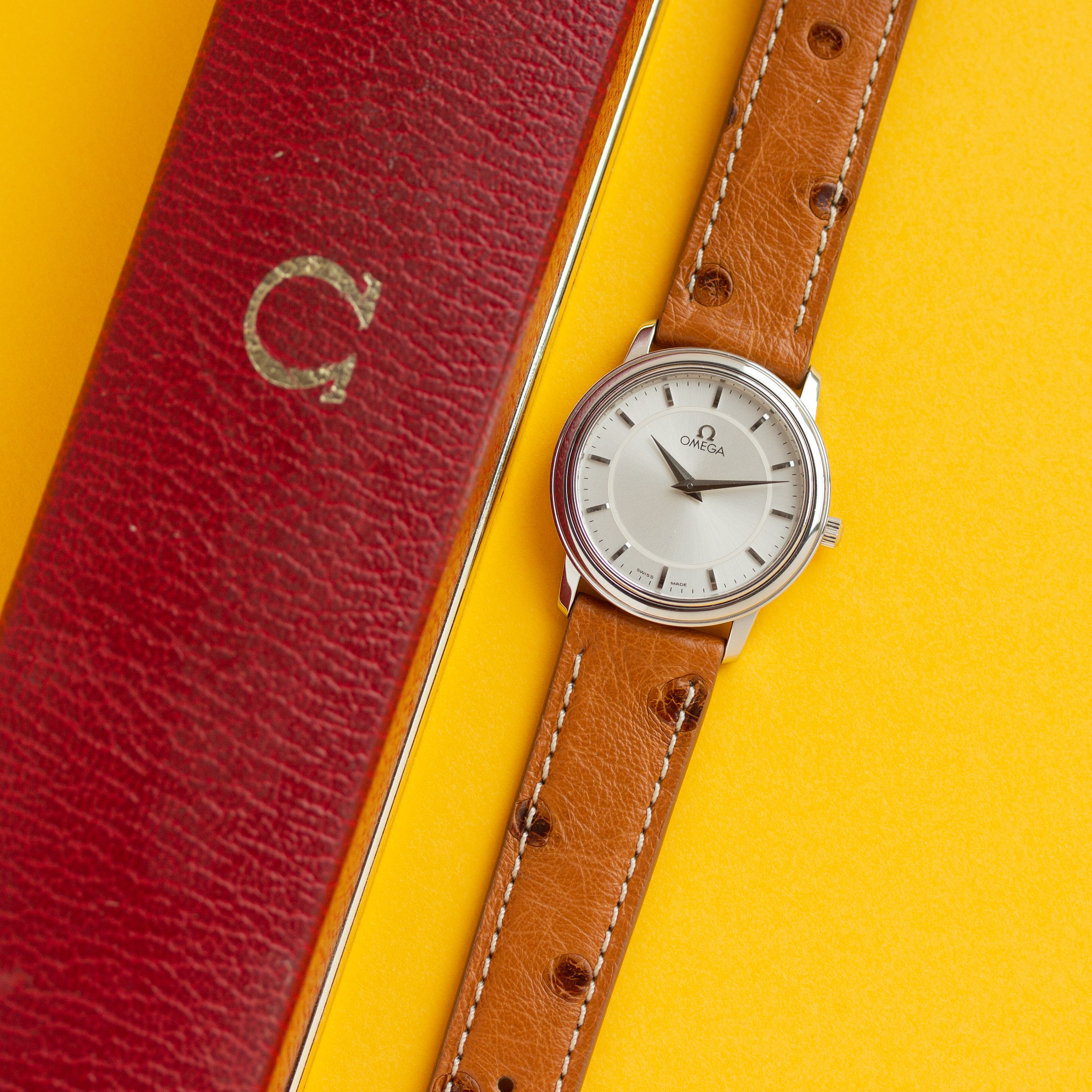 View of Omega Quartz "Prestige" ref 595.1050