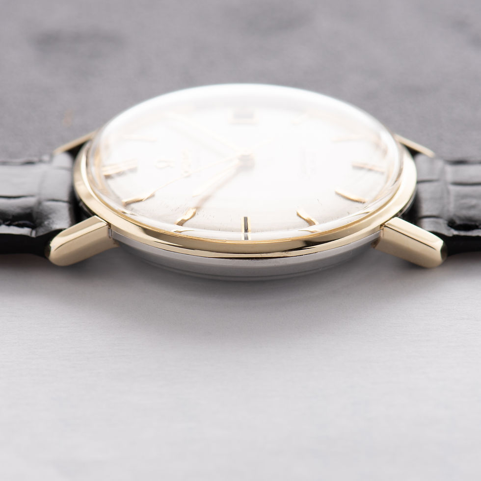 Thumbnail: Omega Automatic Seamaster De Ville Date Or/acier Réf 166.020 from 1963