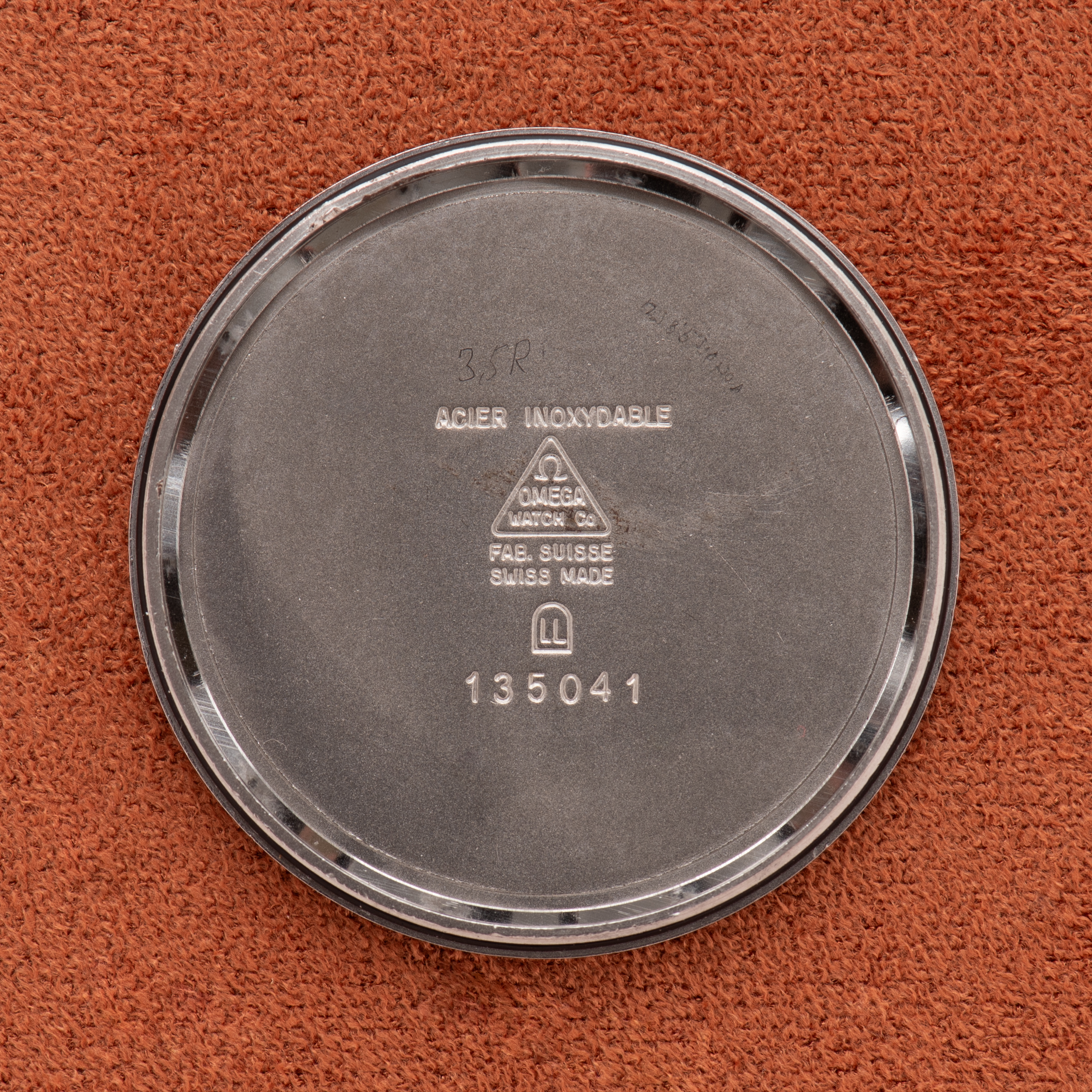 View of Omega Geneva mechanical ref 135.041 cal 601 from 1970