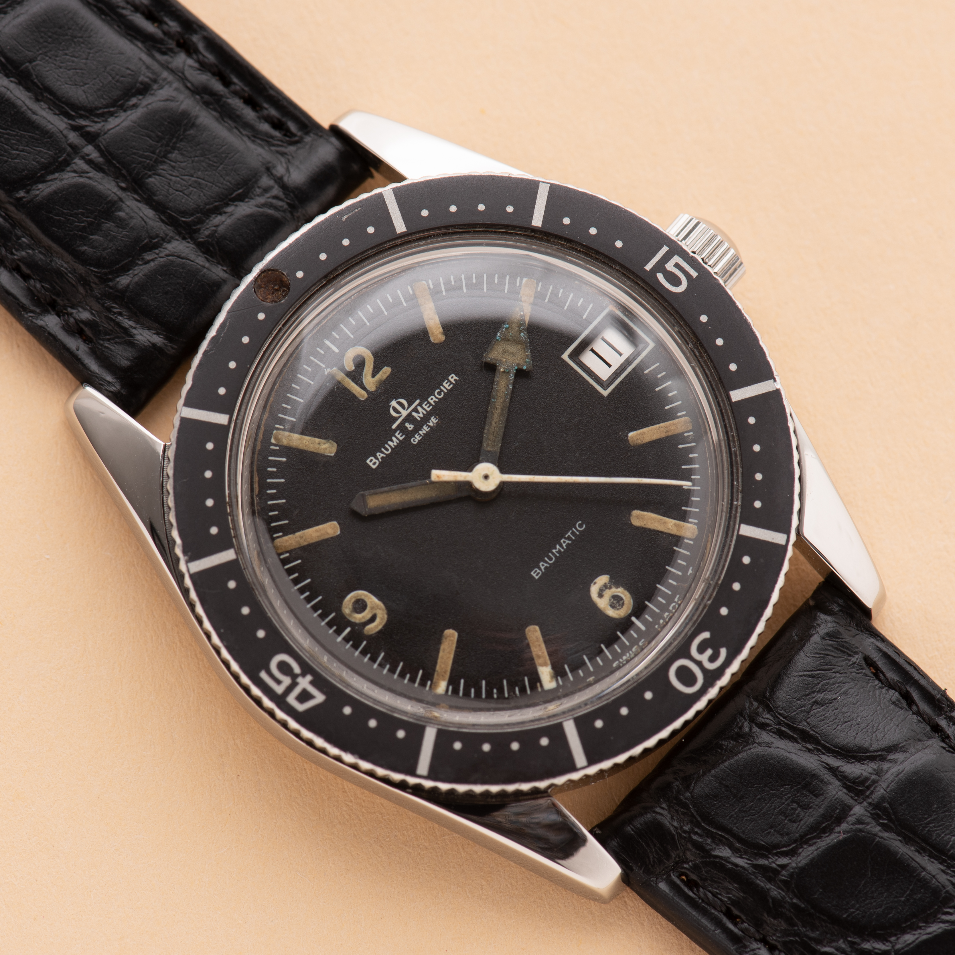 Zicht op Baume & Mercier Genève Baumatic Divers AS 1712/13