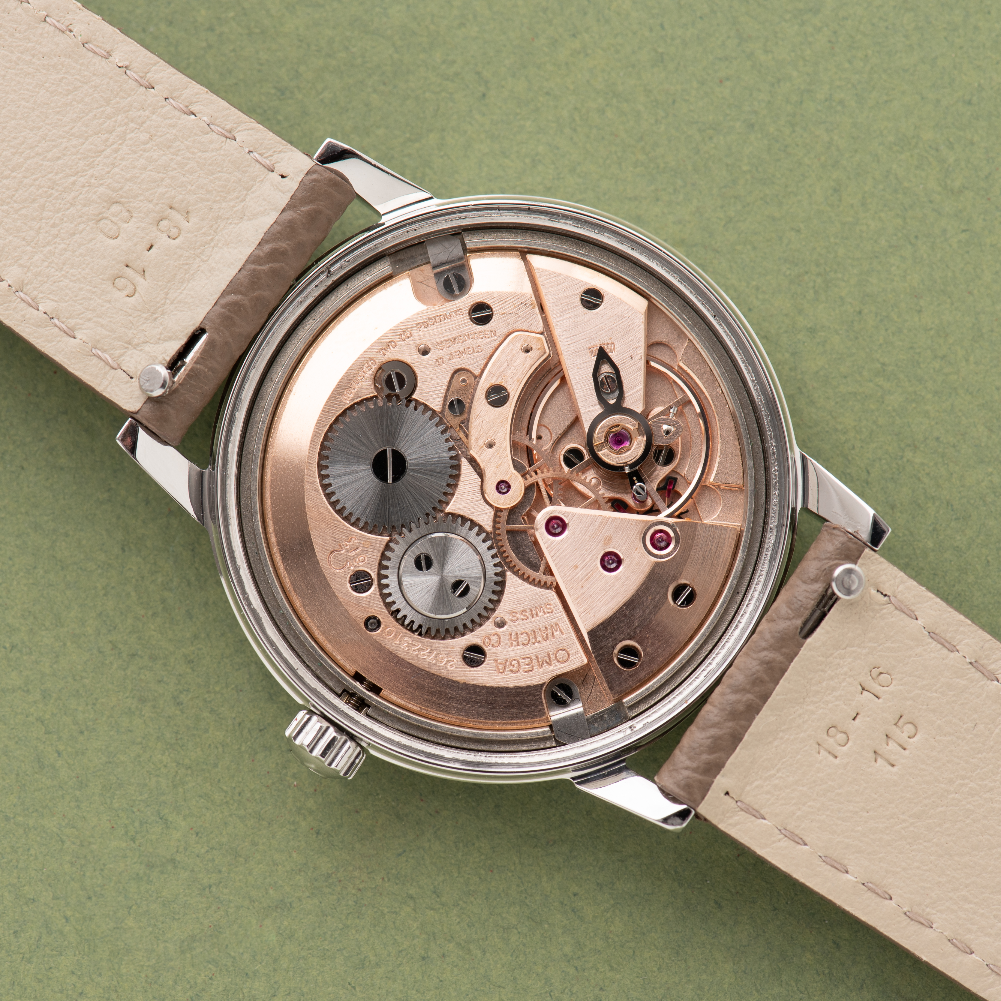 Vue de Omega Genève Date réf 136.011 from 1968