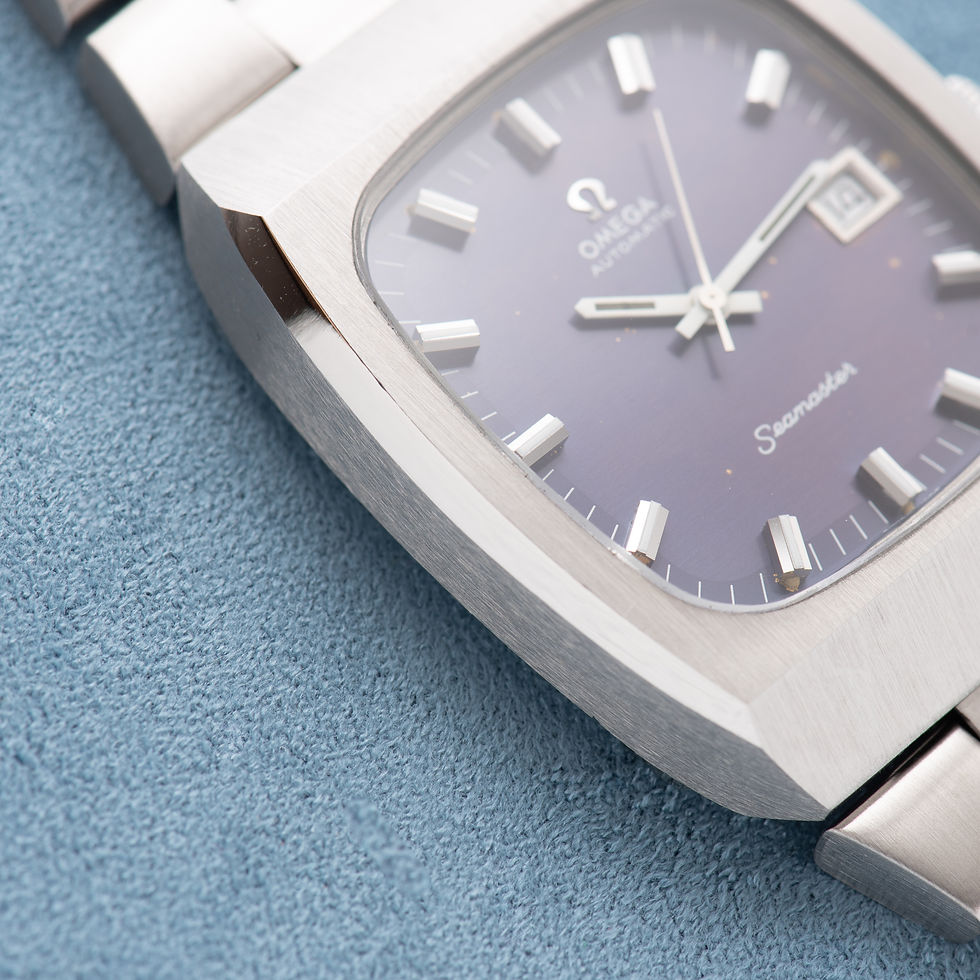 Miniature : Omega Seamaster "Big Square" Blue Dial Réf 166.171 from 1973