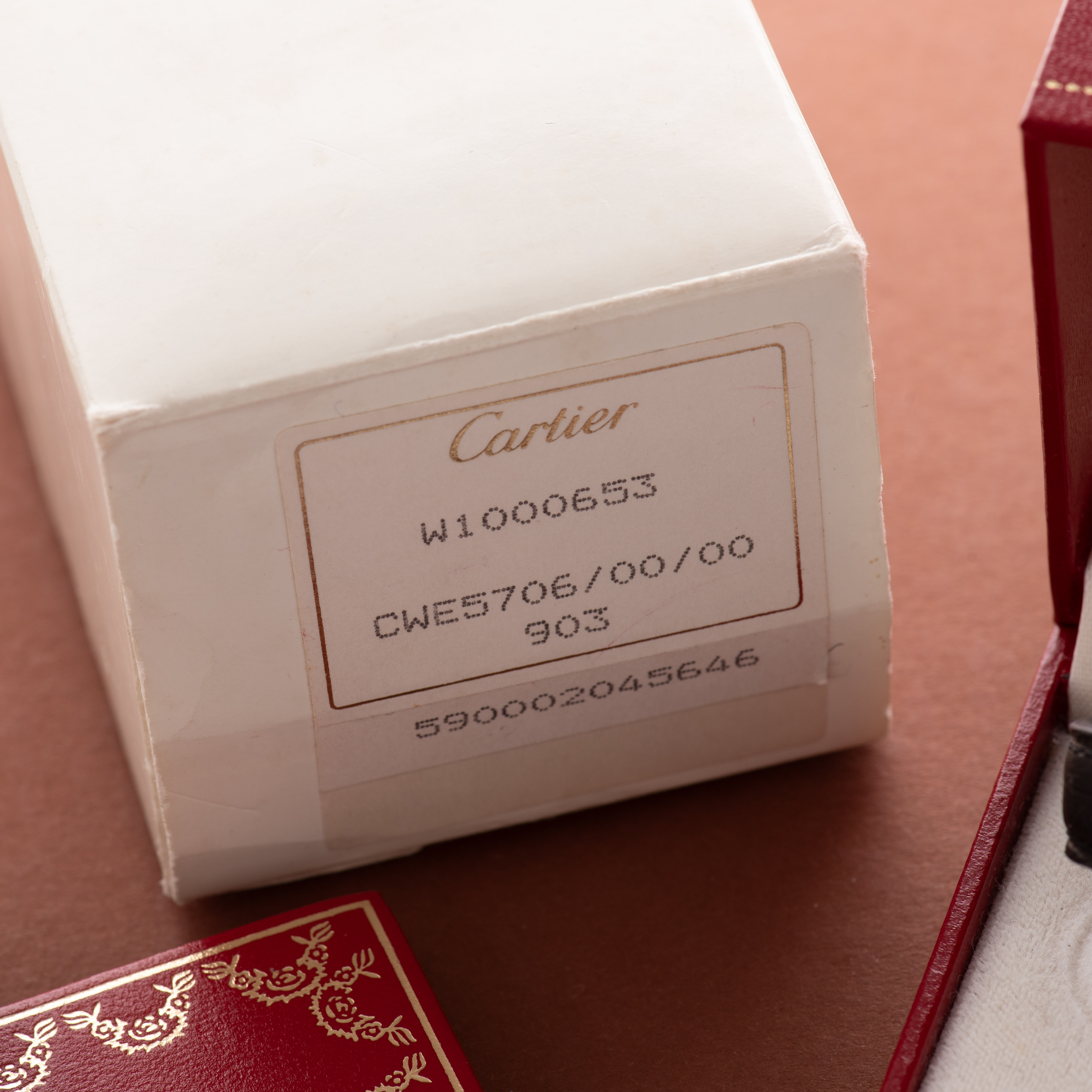 View of Cartier Must de Colisée Roman dial Quartz cal 90 Full Set from 1987
