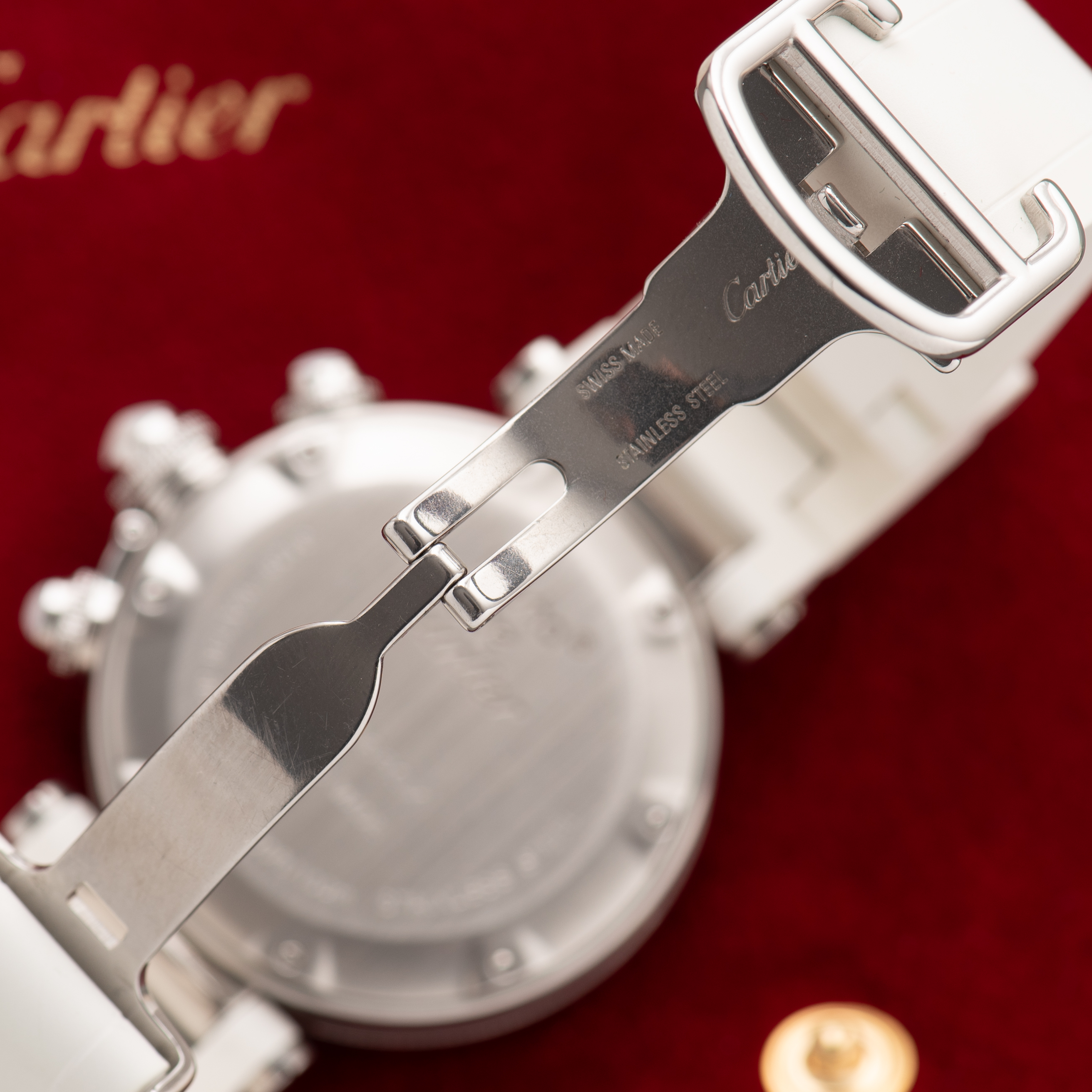 Vue de Cartier Pasha Seatimer Chronograph Réf 3129