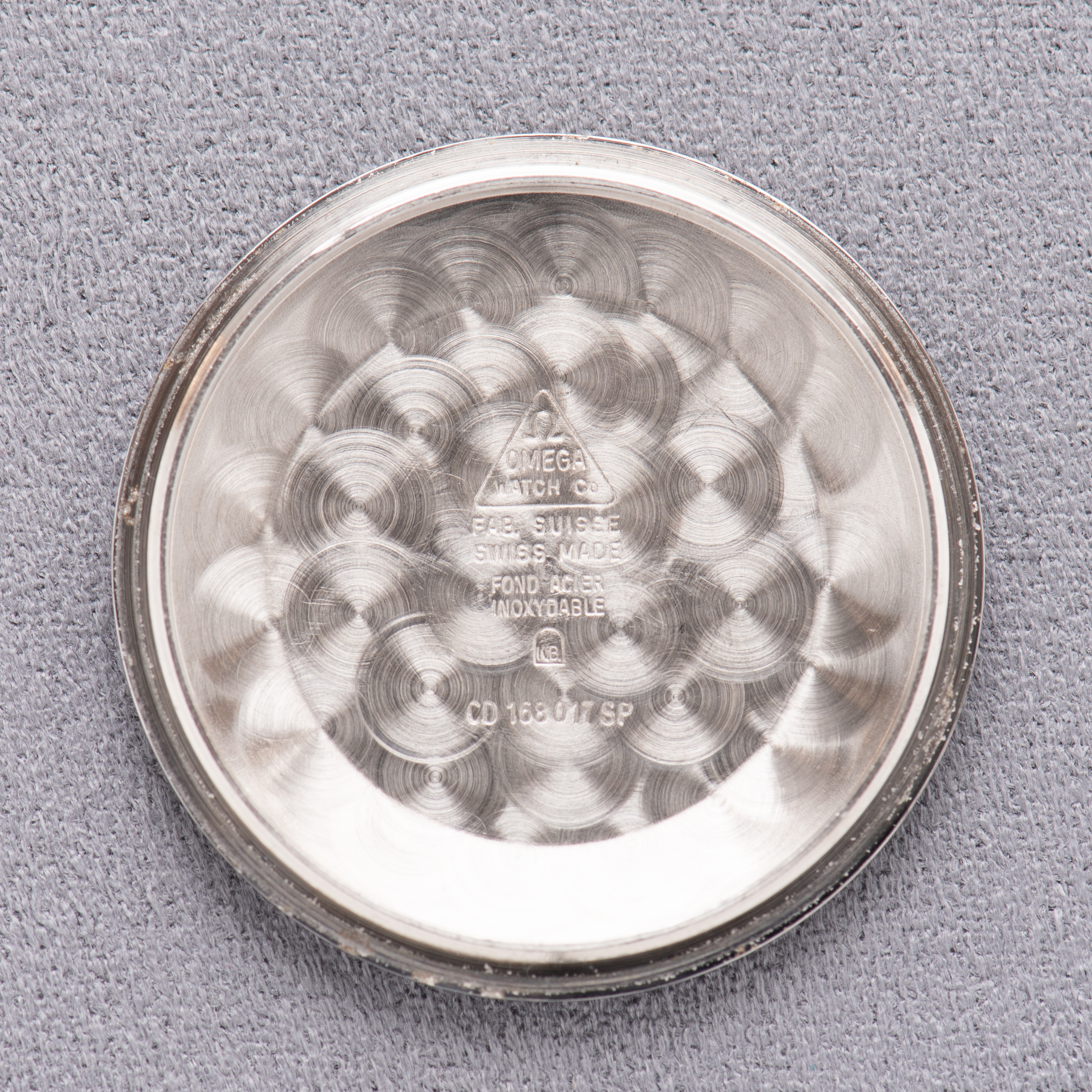 View of Omega Constellation Chronometer C-shape 14K Gold Capped from 1969 Réf 168.017SP