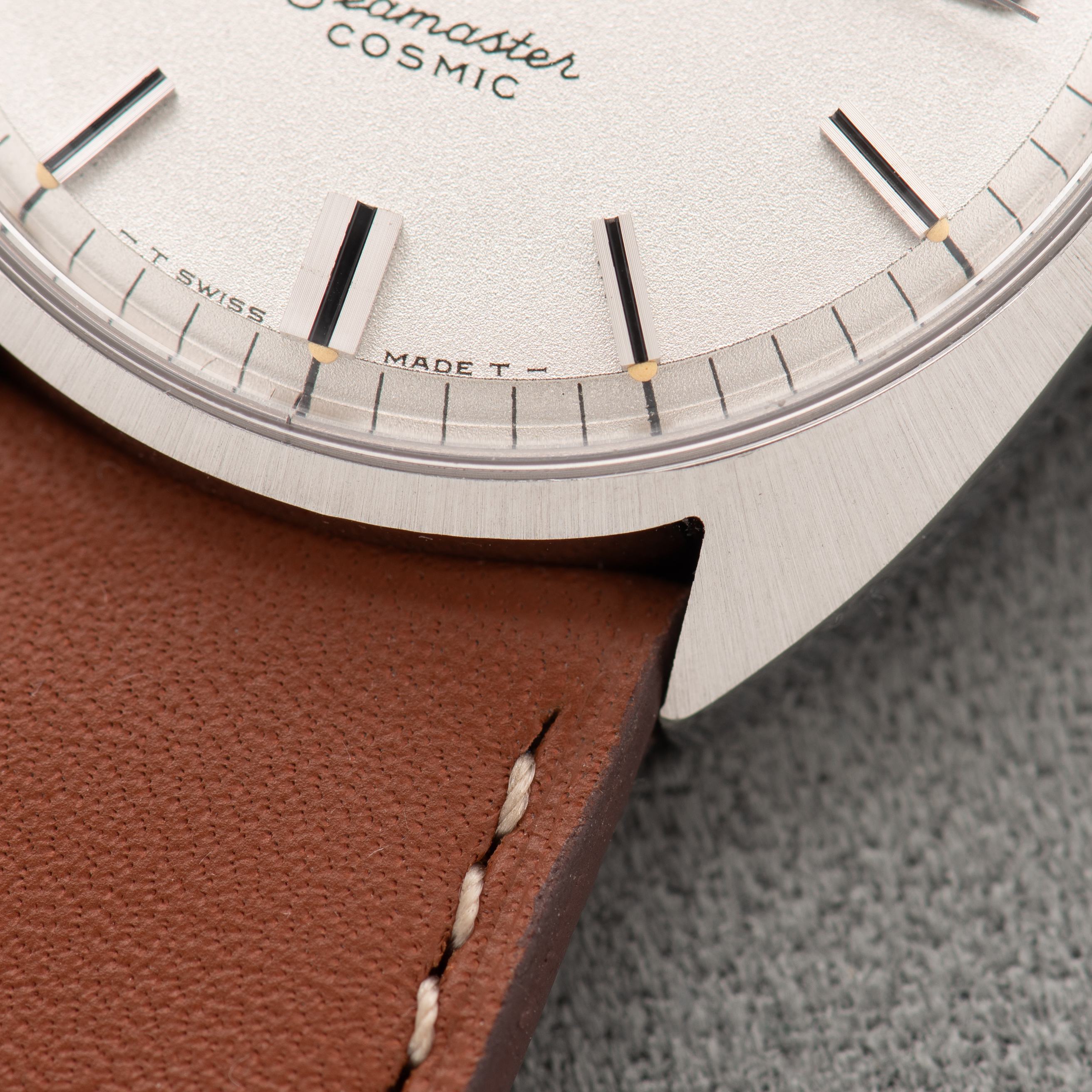View of Omega Automatic Seamaster Cosmic Day Date Automatic cal 752 Réf 166.036
