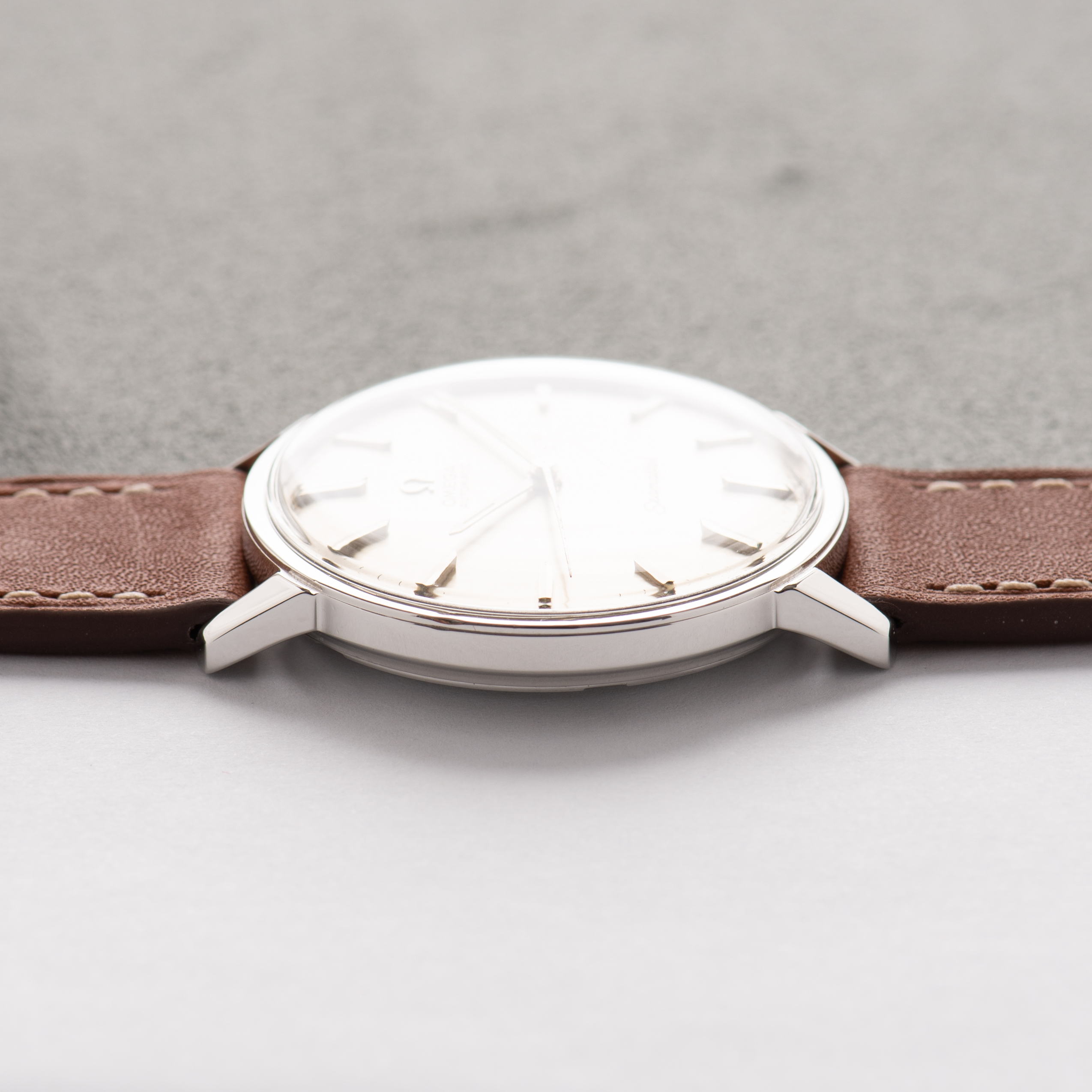 View of Omega Seamaster Automatic Silver Dial – Ref. 165.002 – 1963