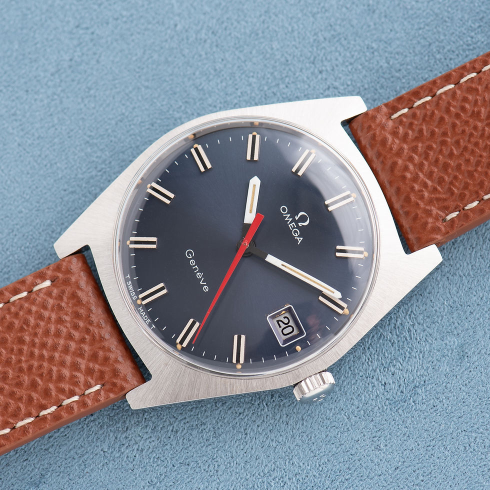 Miniature : Omega Genève Automatic Blue dial "Ultraman" from 1969 Cal 565 Ref 166.041