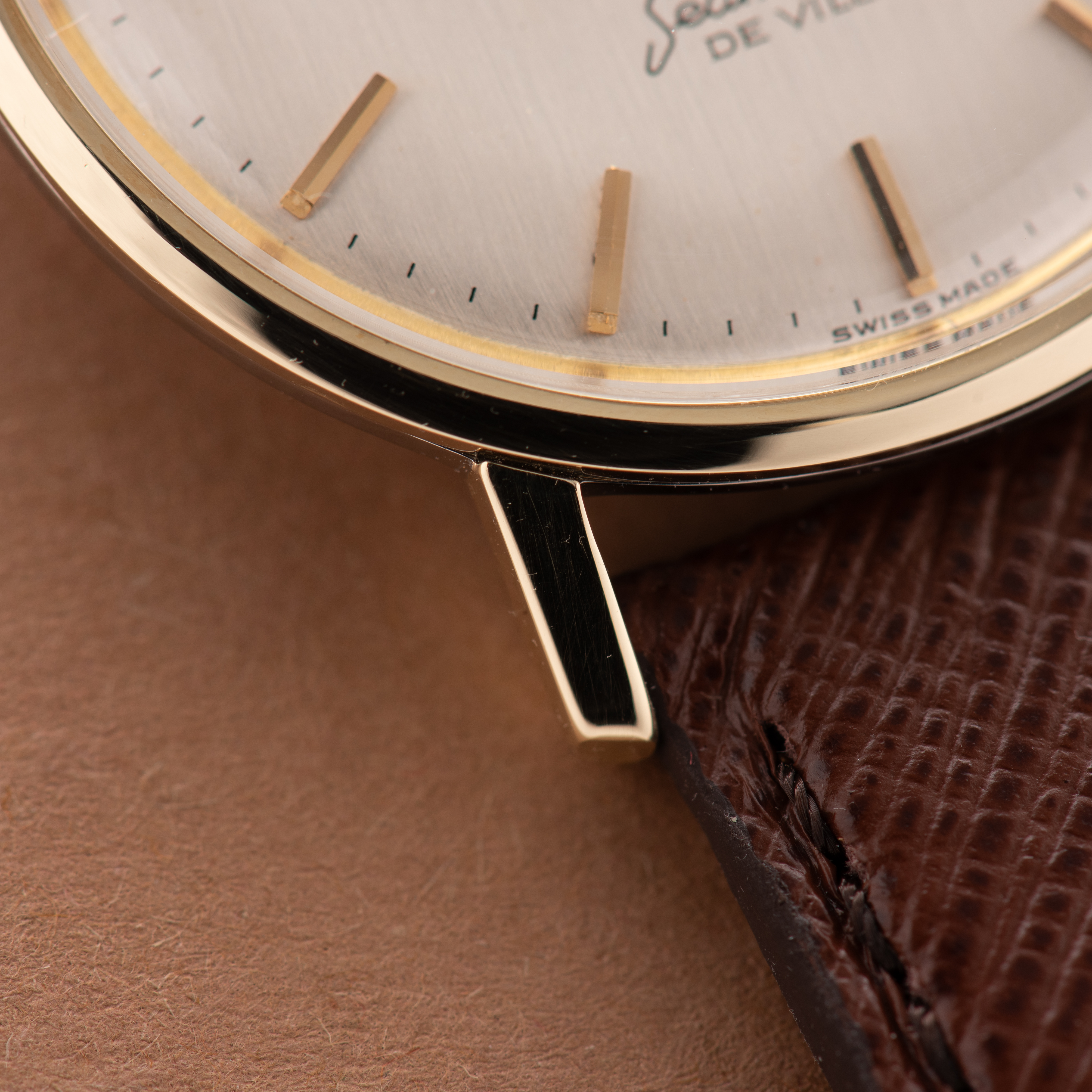 View of Omega Seamaster De Ville Date Gold/Steel Ref 14915-62 SC from 1962
