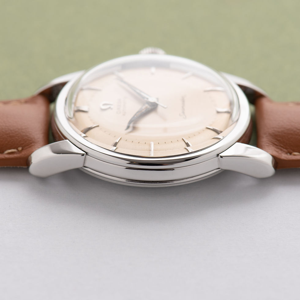 Thumbnail: Omega Seamaster Patina Beefy Lugs réf 2767-5 SC cal 354 from 1954