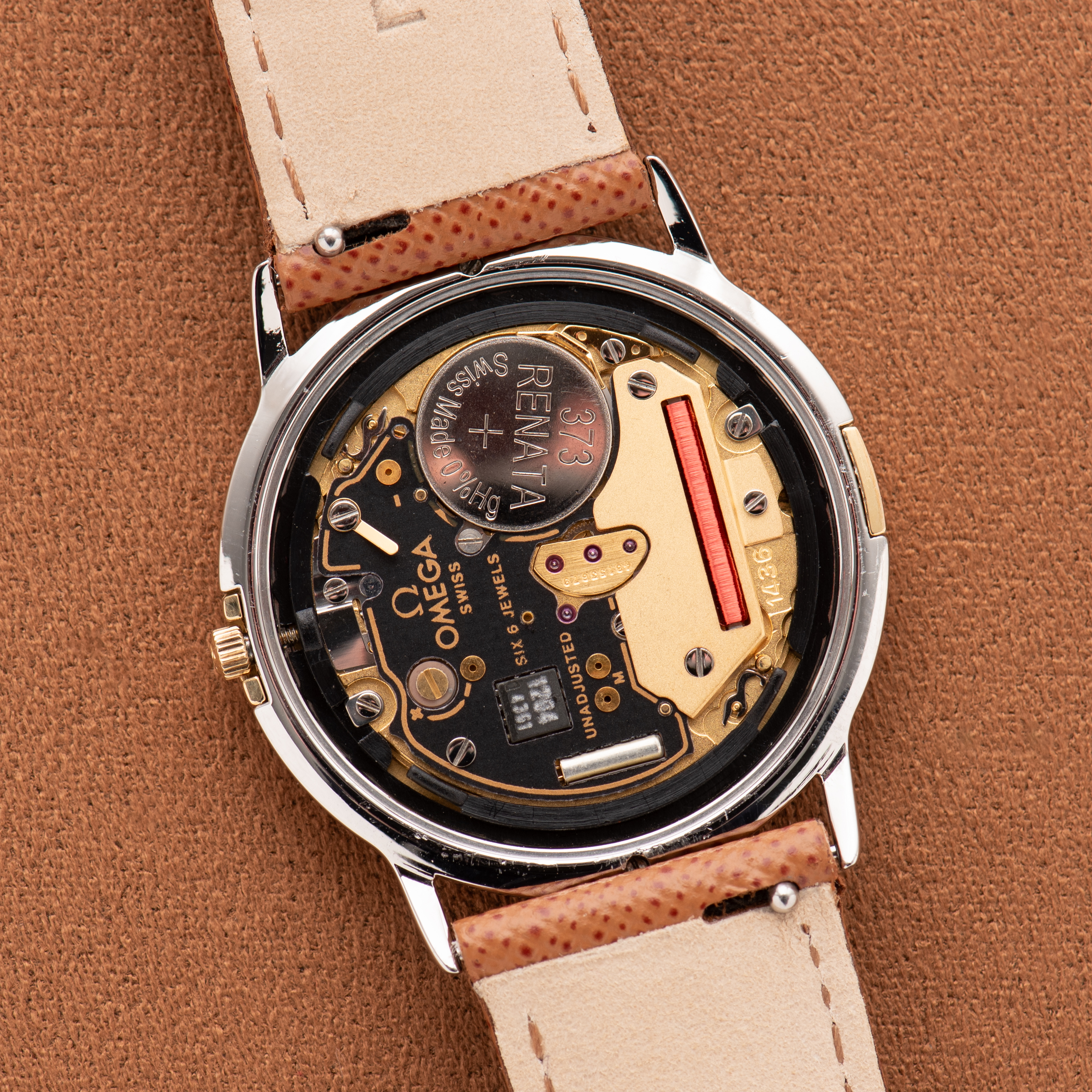 Zicht op Omega De Ville Datum Verguld/staal Quartz Ref 196.0308 vanaf 1984