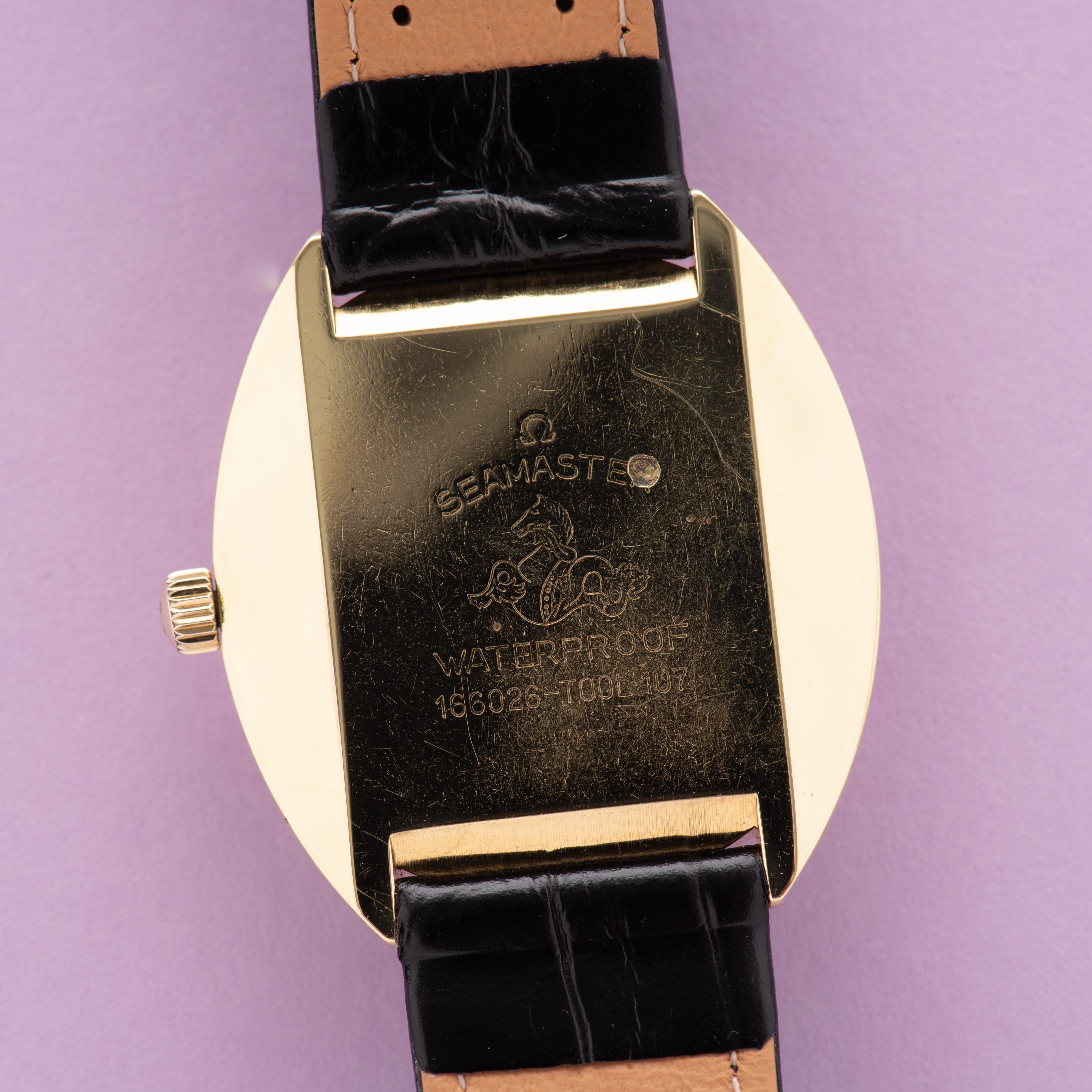 Zicht op Omega Automatic Seamaster Cosmic ref 166.026 uit 1968
