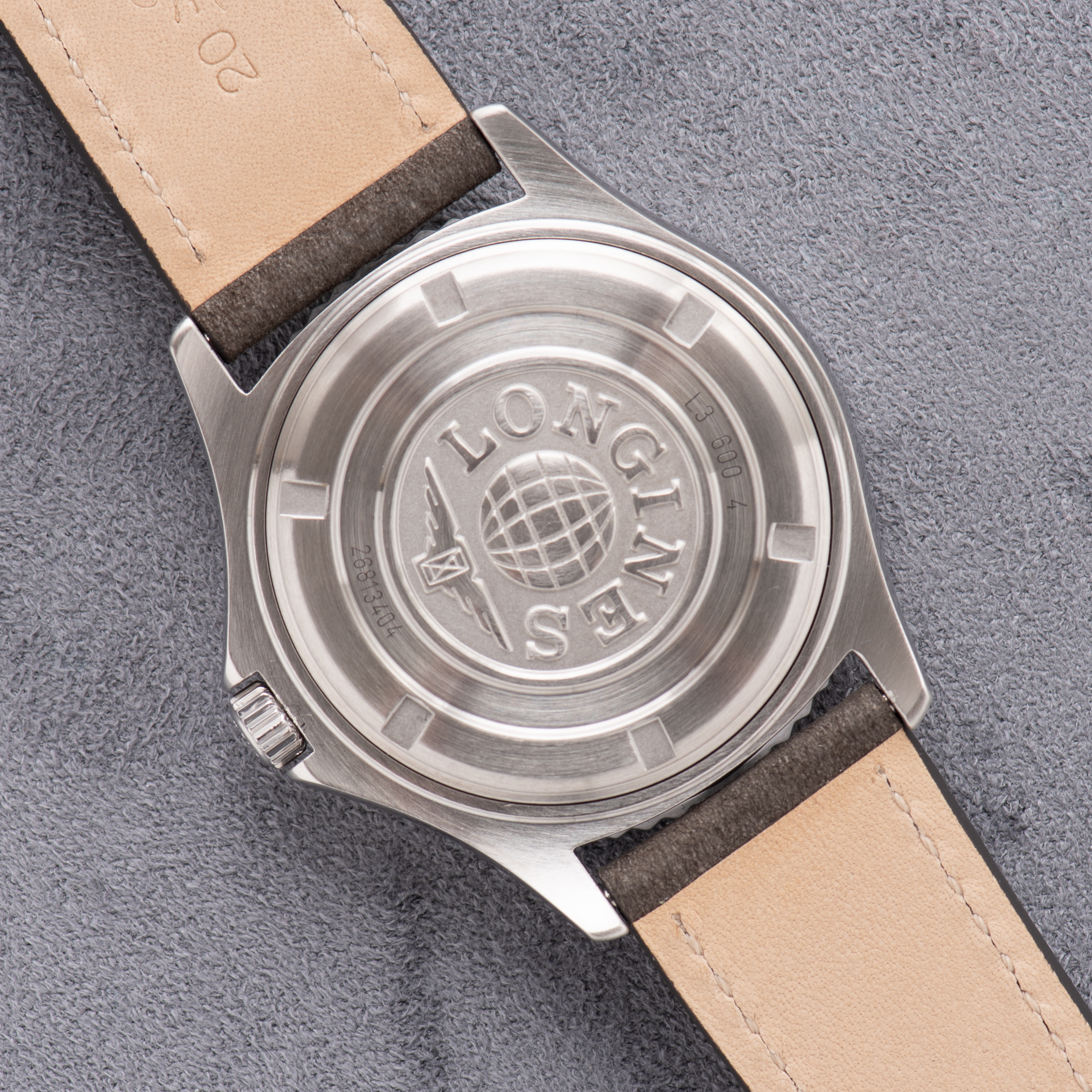 View of Longines Admiral Automatic Day-date White Dial L3.60.4