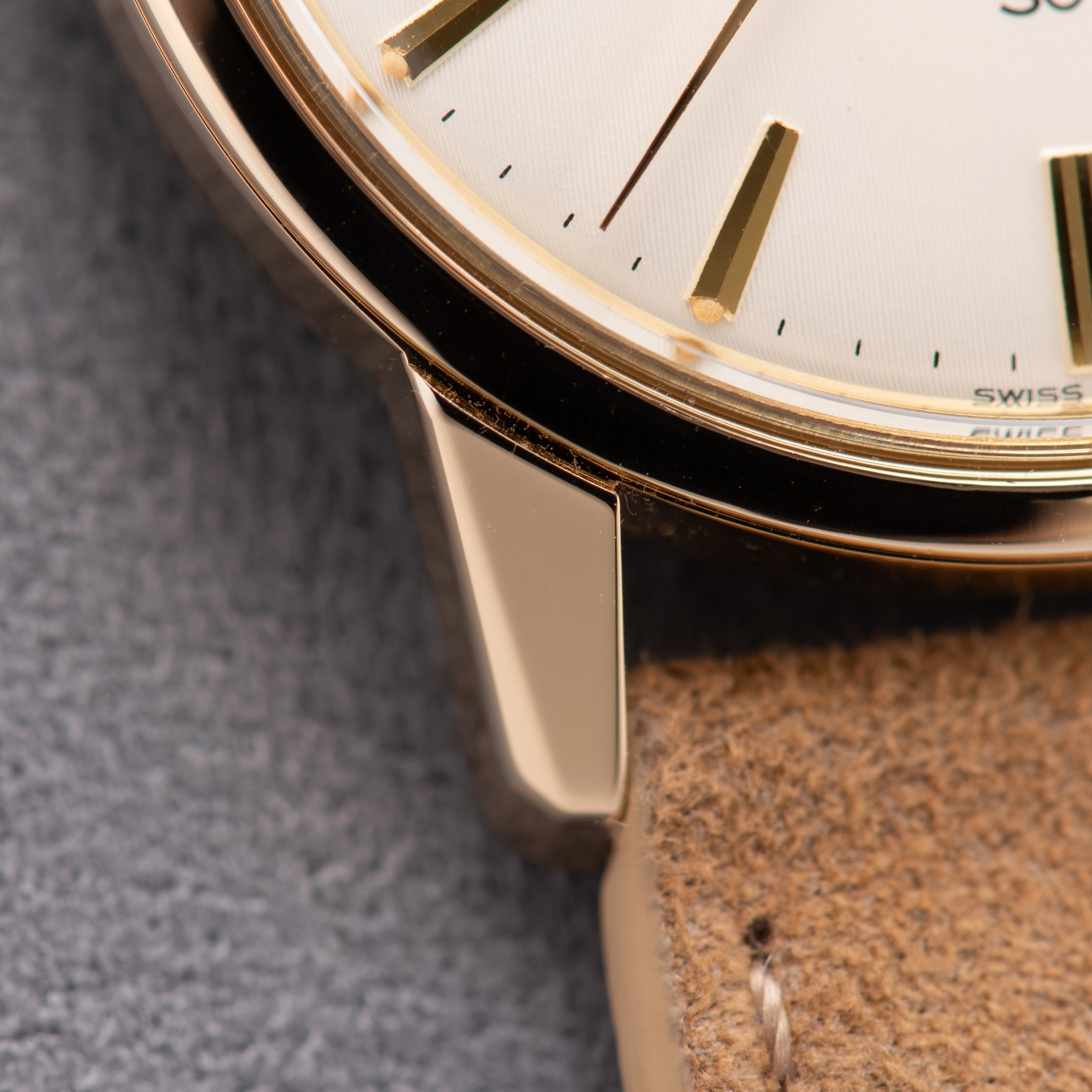 Vue de Omega Seamaster 30 "Linen Dial" GoldPlated LIKE NEW from 1963 Réf 135.007