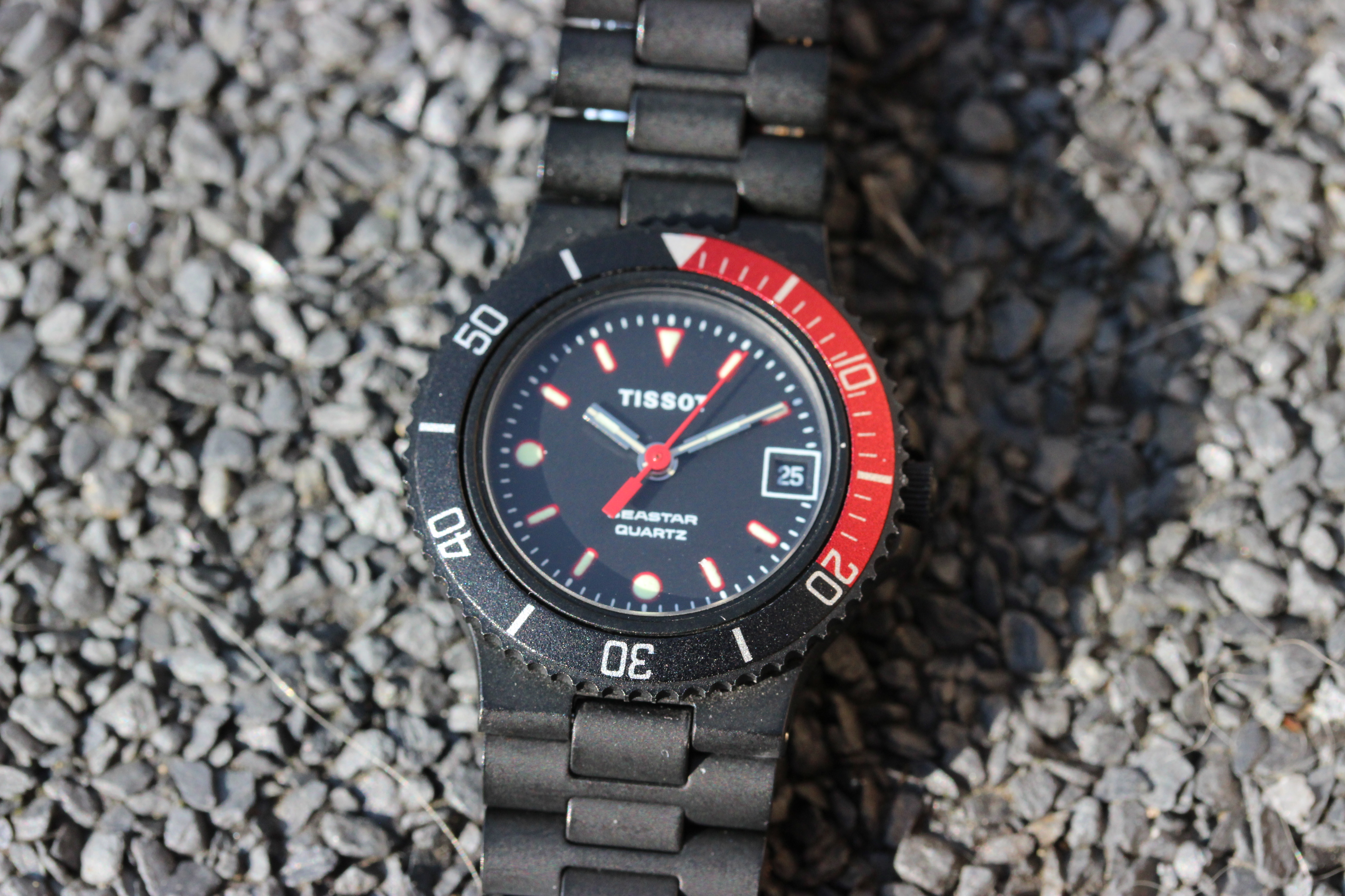 View of Tissot Seastar Quartz New Old Stock