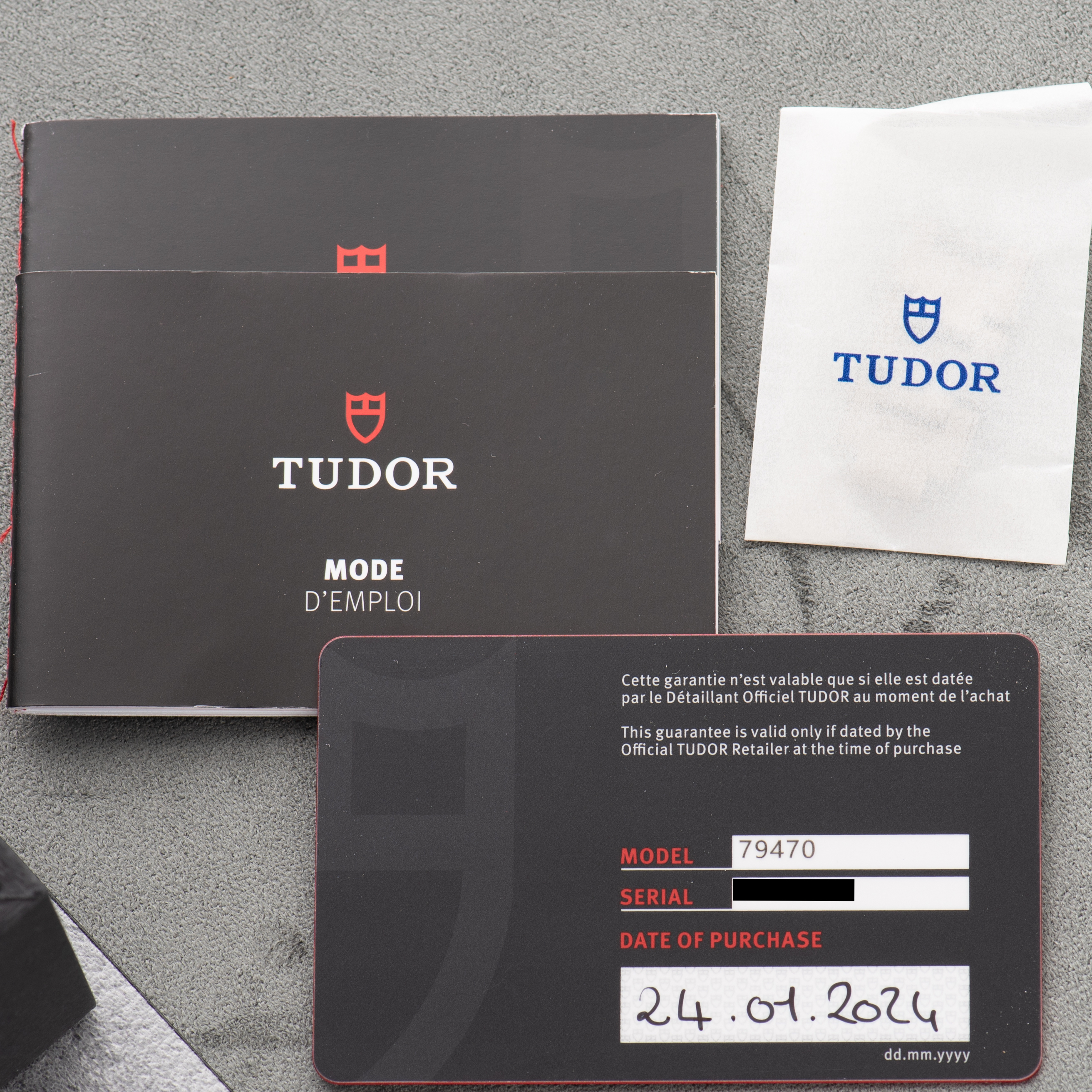 View of Tudor Black Bay Pro GMT ref 79470 Full set from 2024