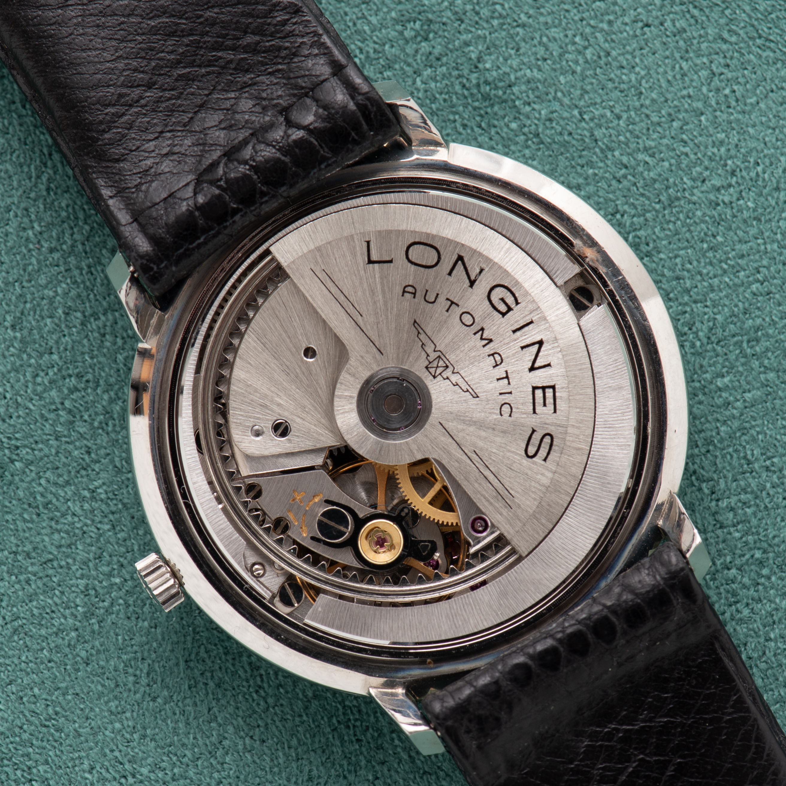 Vue de Longines Automatic "Crosshair" cal 350 réf 7496-1 New Old Stock from 1970