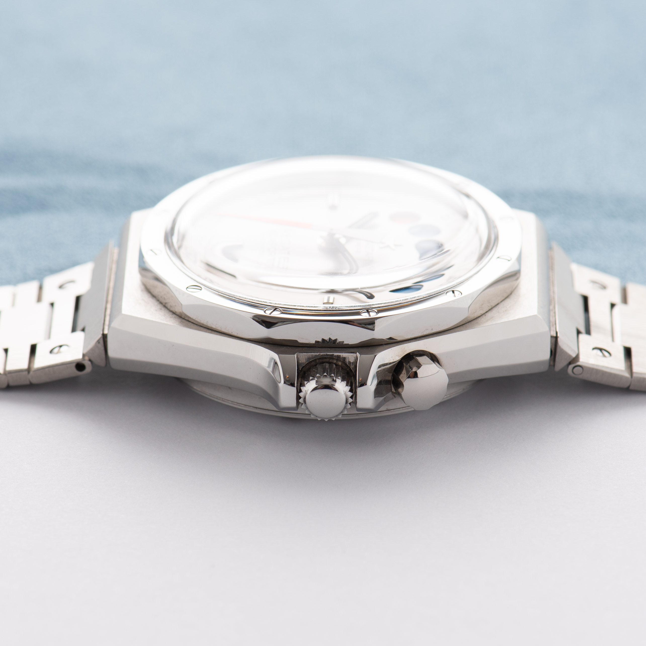 View of Aquastar Geneva Regate Newport Automatic Ref 9856 New Old Stock