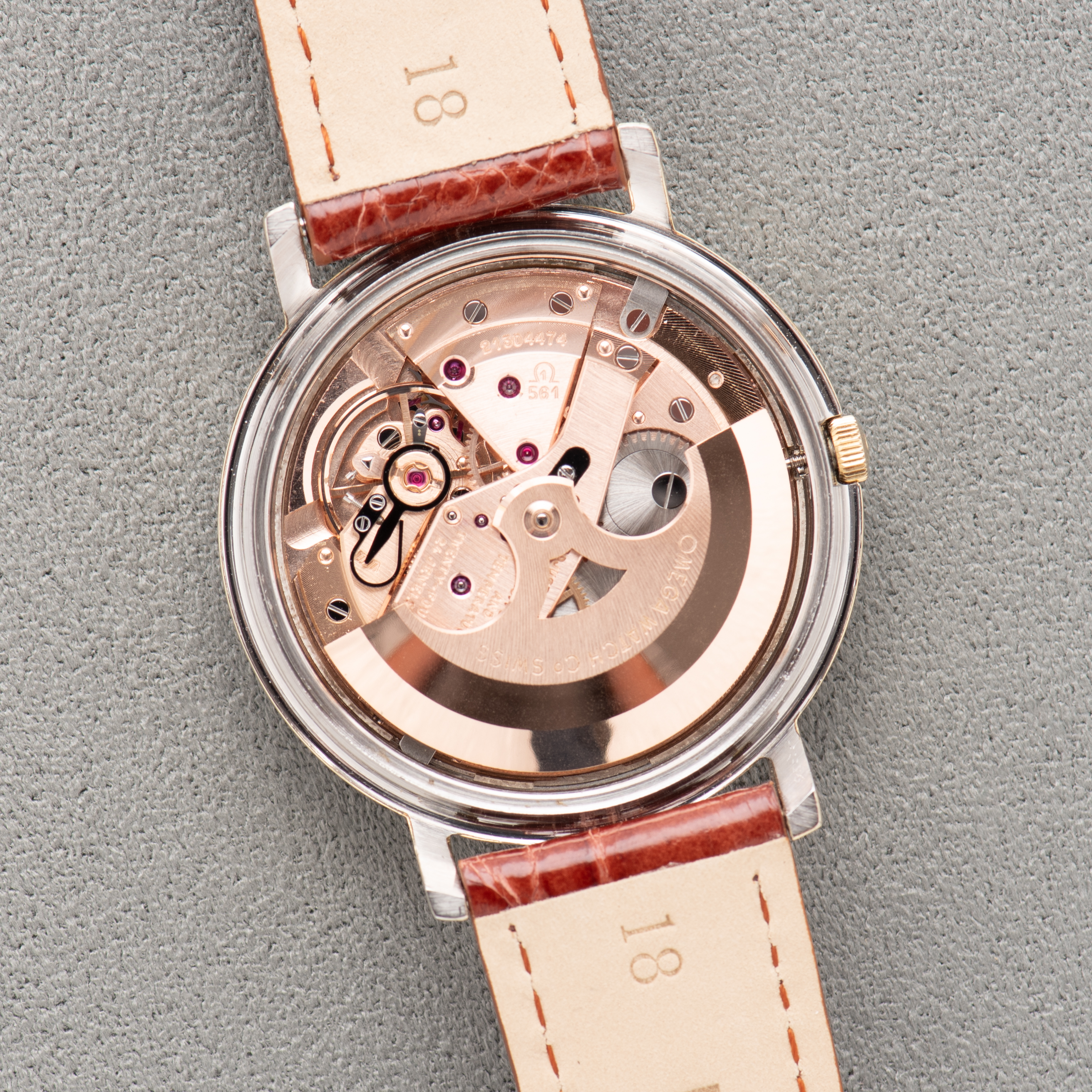 Zicht op Omega Automatic Chronometer Constellation Pie Pan Réf 168.004 from 1964