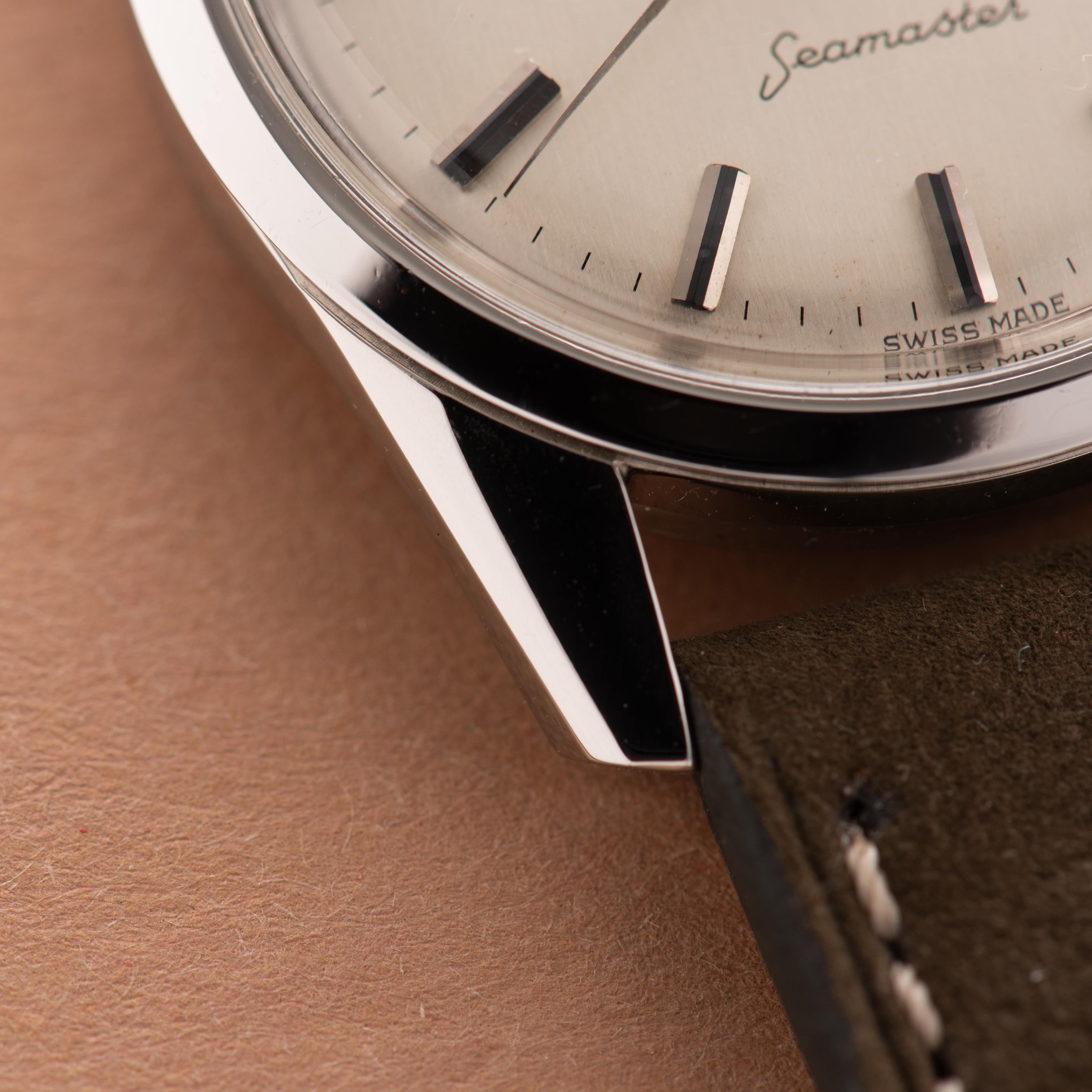 View of Omega Automatic Seamaster ref 14701.1 SC cal 562 from 1961
