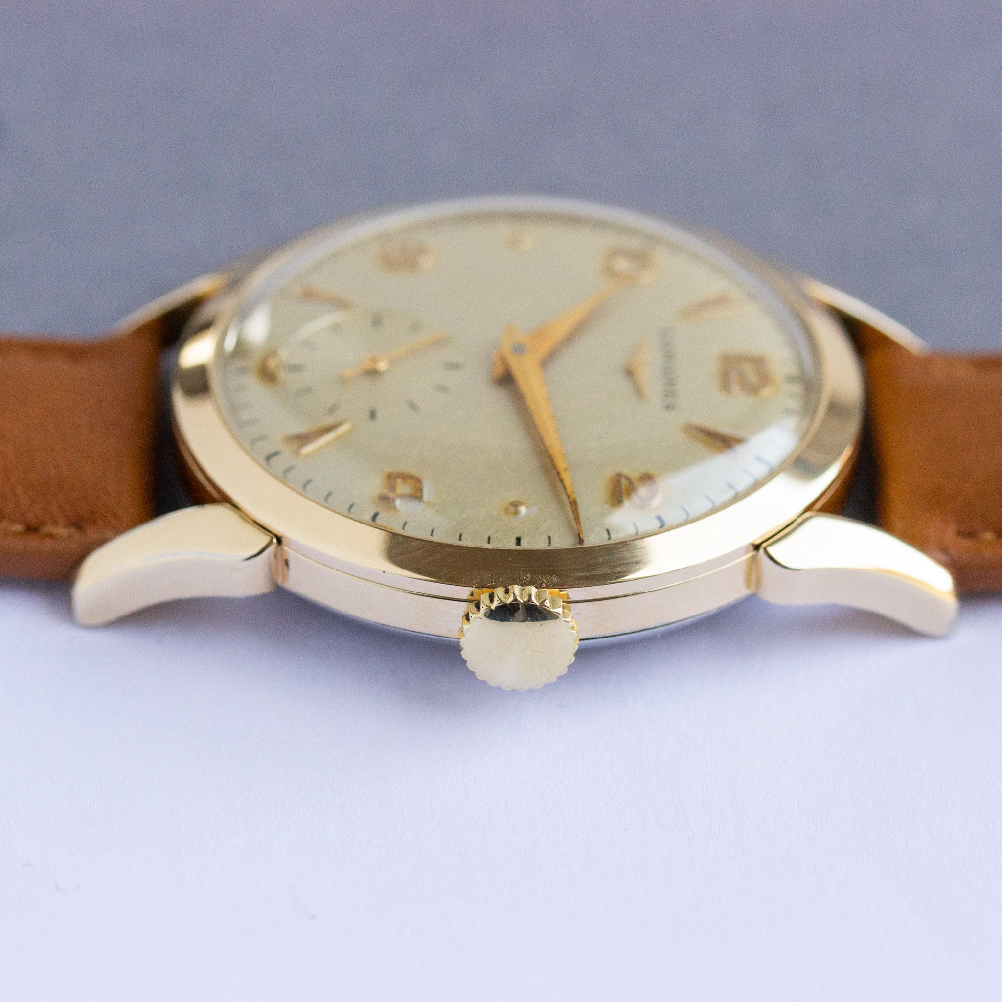 View of Longines mécanique petite seconde réf 6416-2 104 cal 1268z