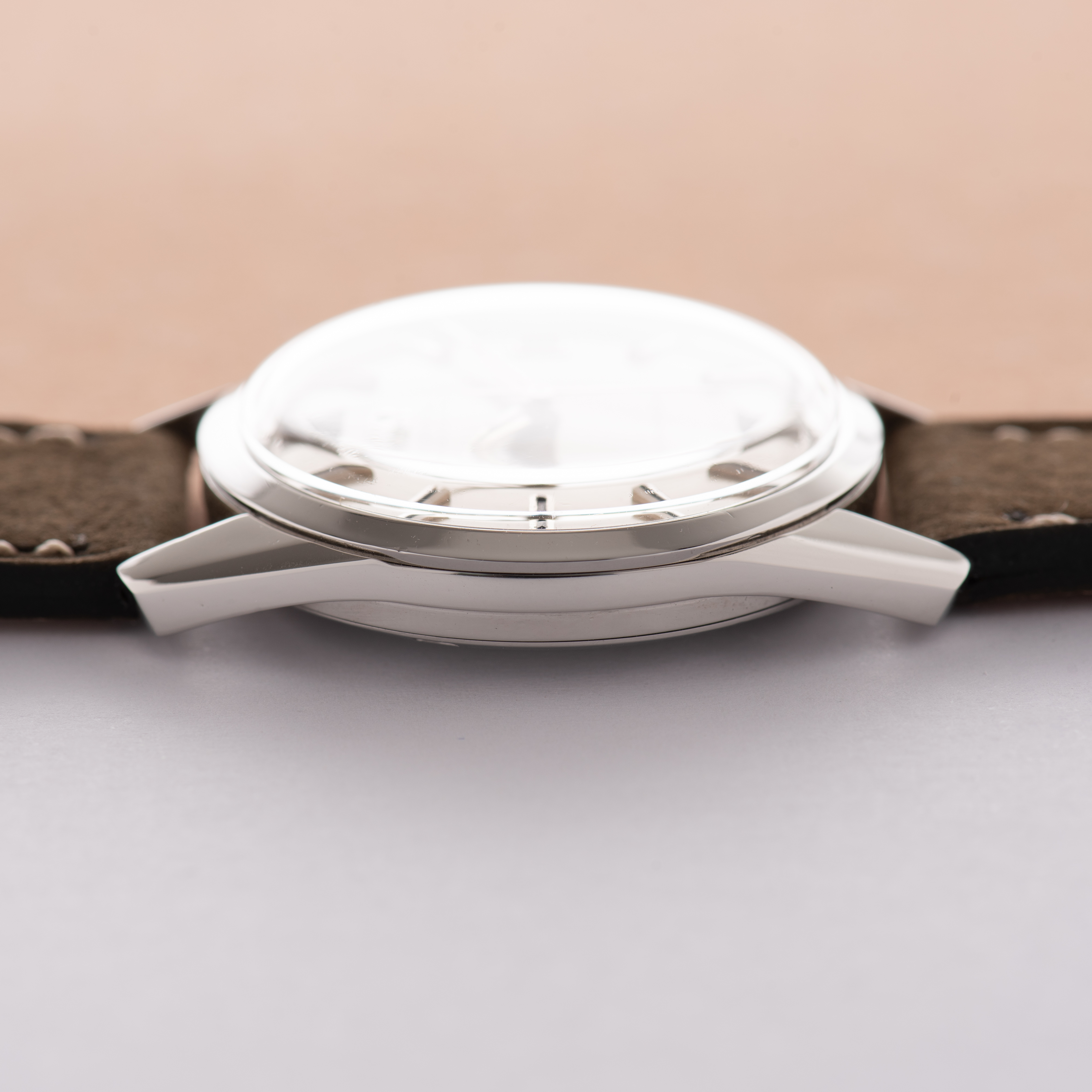 View of Omega Automatic Seamaster ref 14701.1 SC cal 562 from 1961