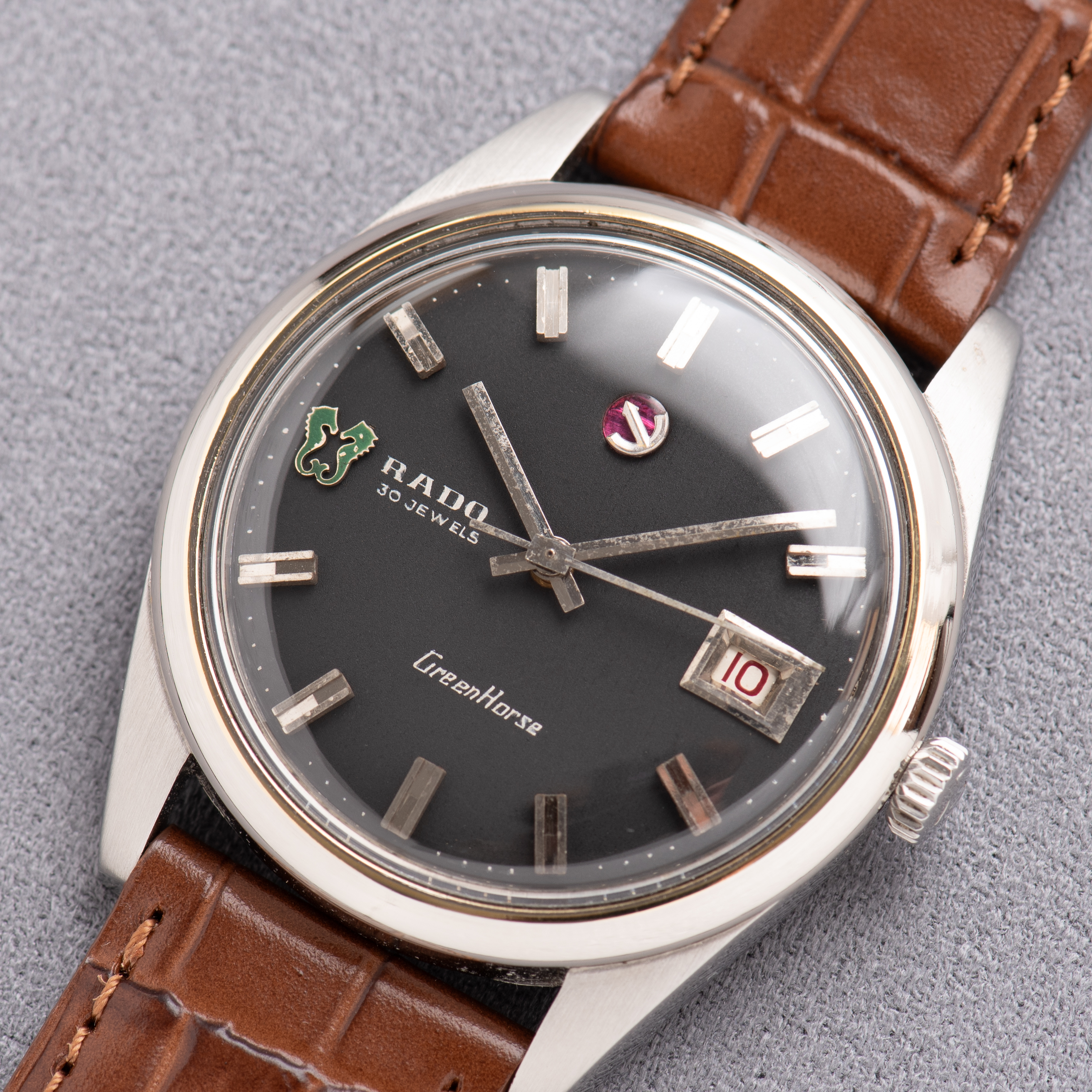 Zicht op Rado 30jewels Green Horse AS1789