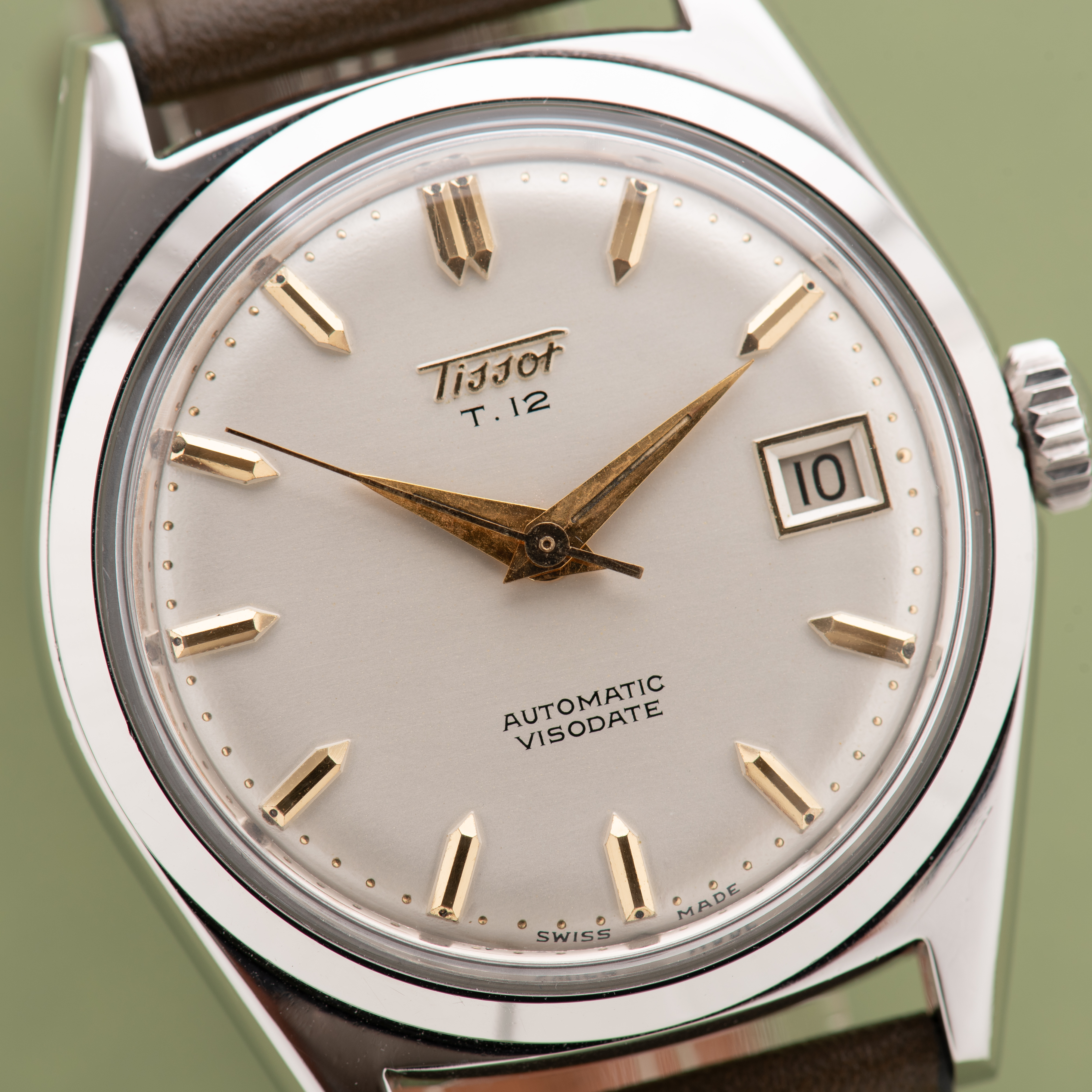 View of Tissot T12 Automatic Visodate ref 67012-1 cal 28.5R