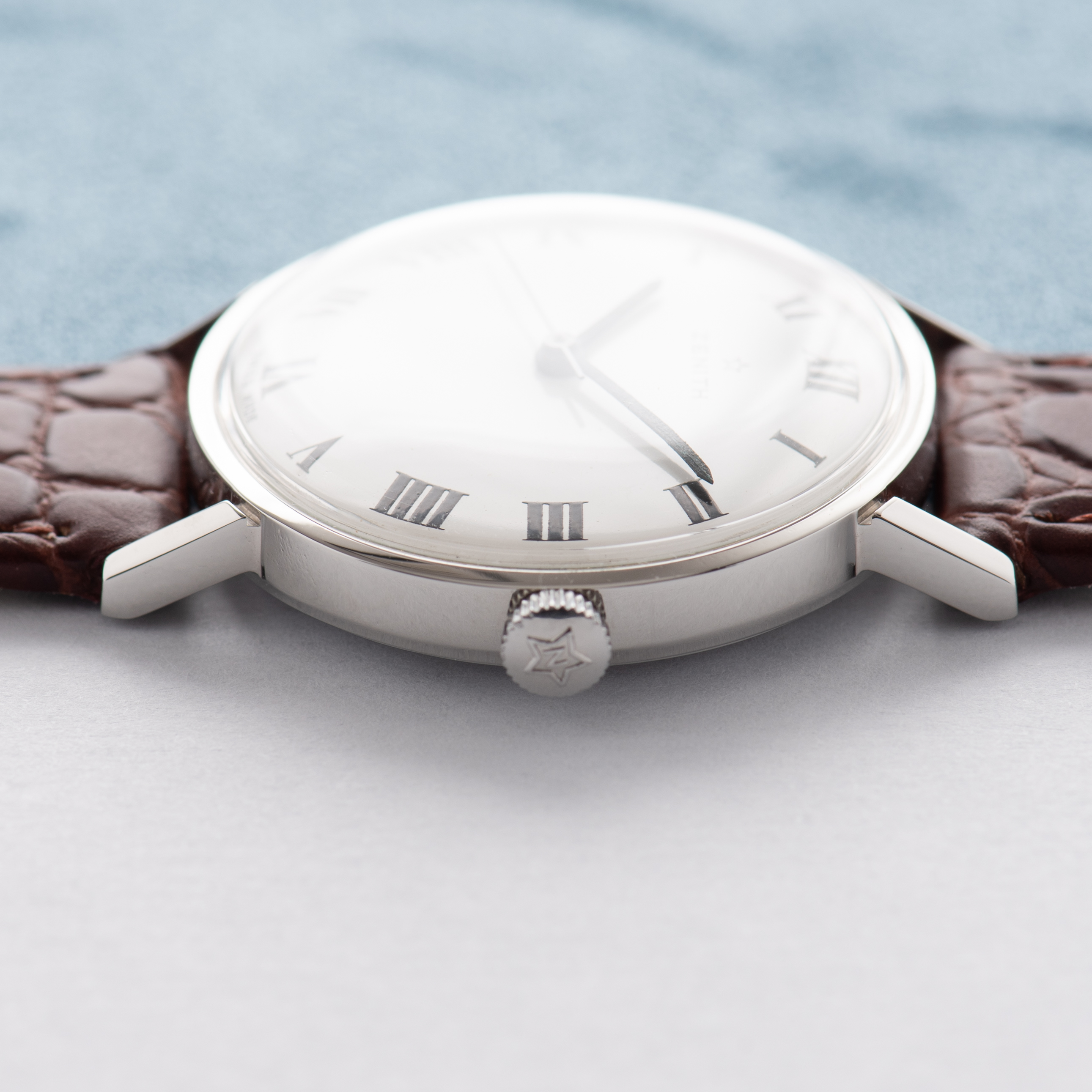 Zicht op Zenith mechanische White Lacquer wijzerplaat cal 2532 ref 928A413