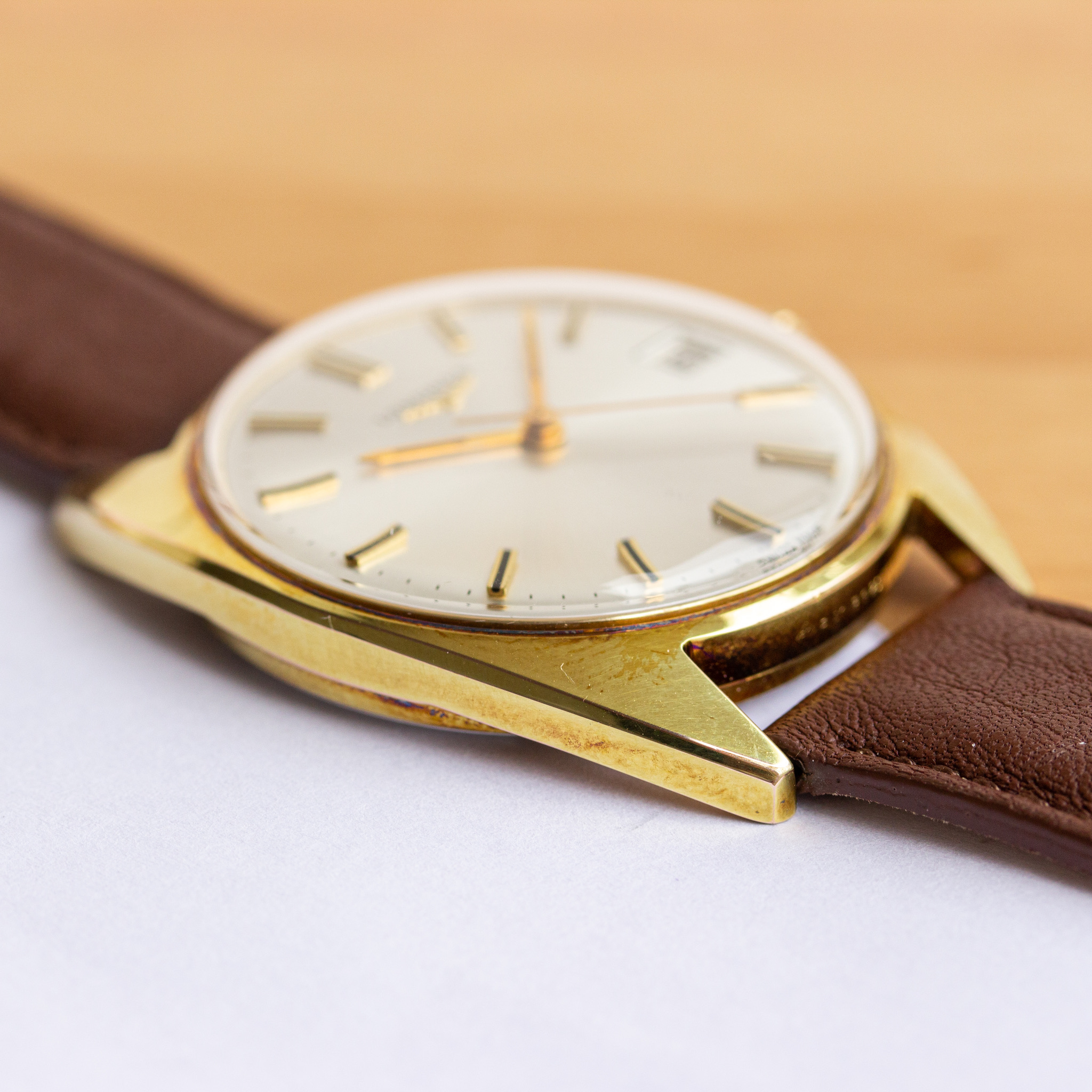 Zicht op Longines mécanique cal 286 Swiss Made Réf 7913