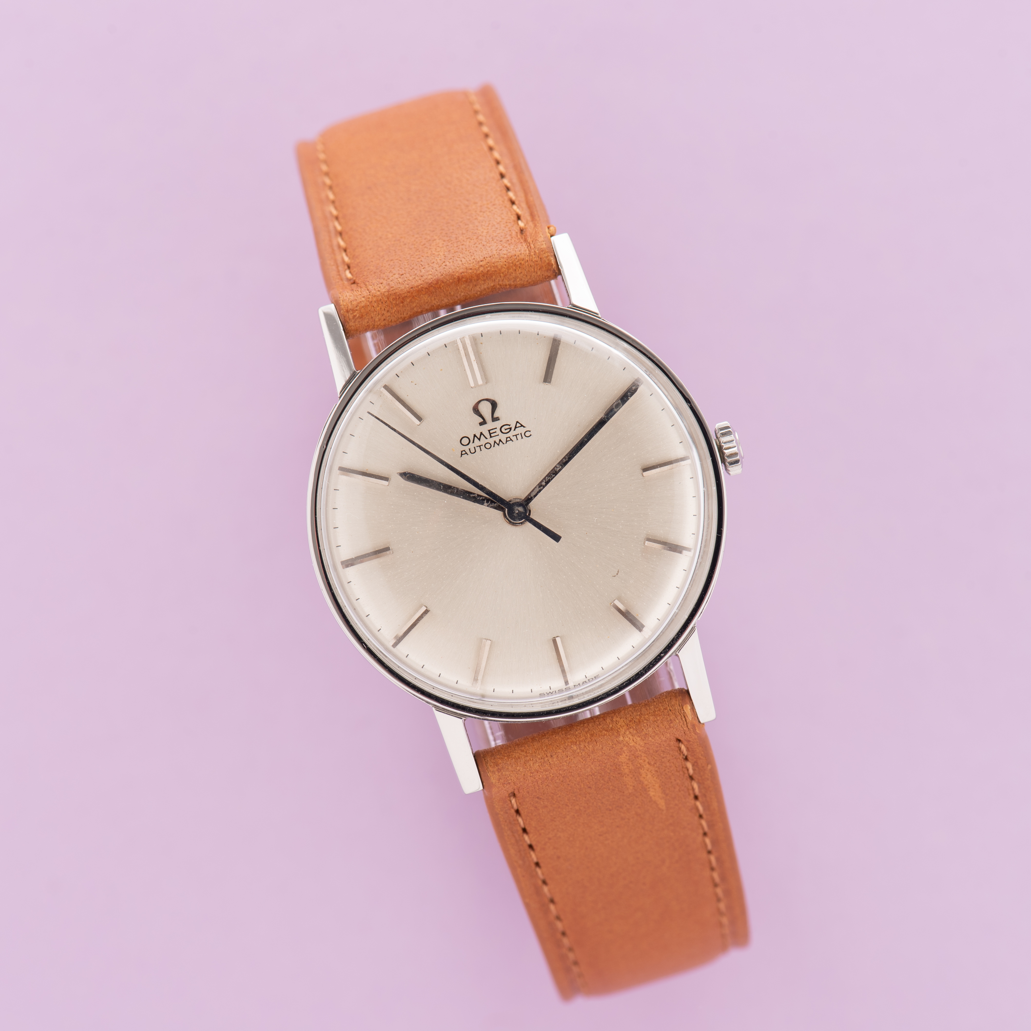 Vue de Omega Automatic Dress Watch Steel from 1963 Réf 161.002 SC