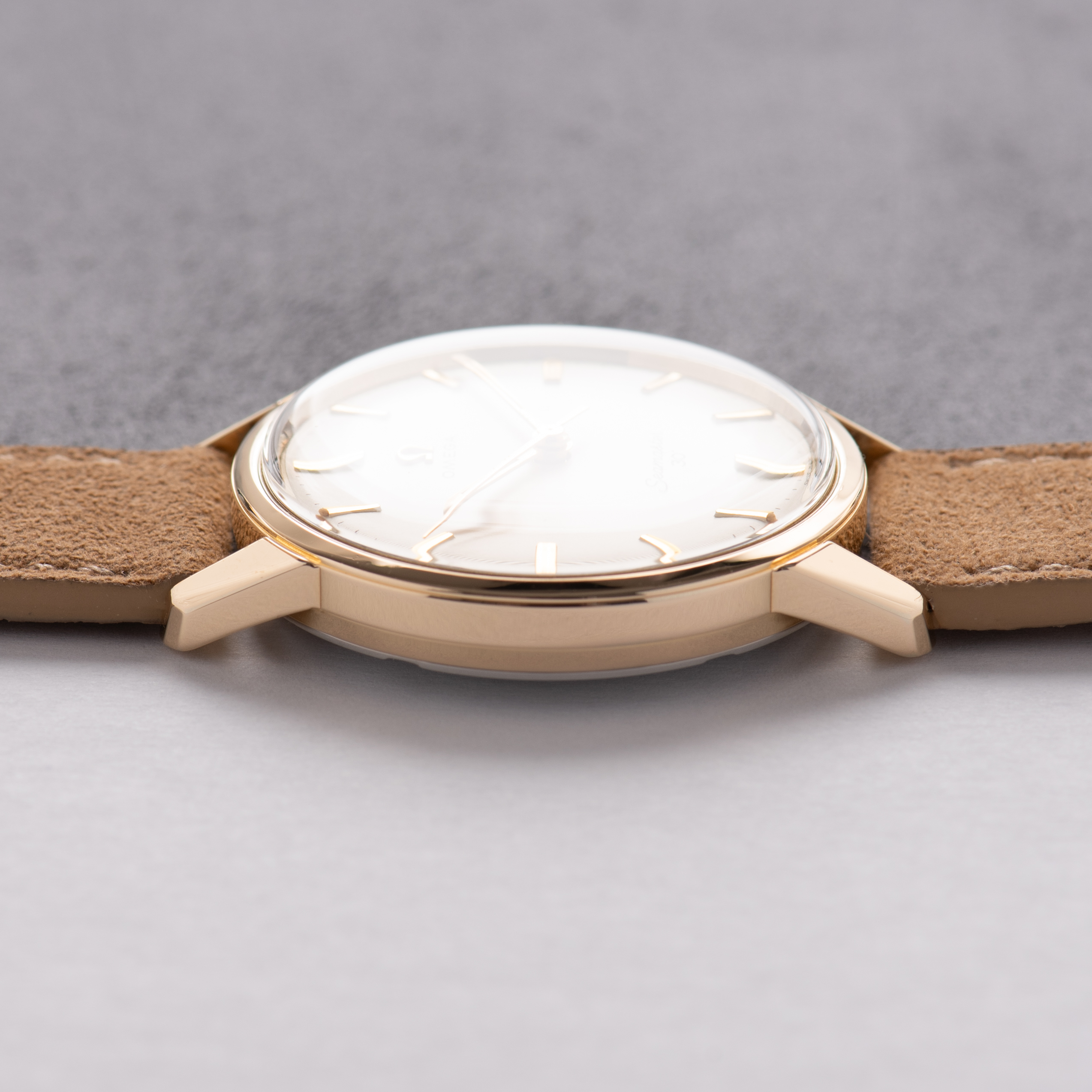 Vue de Omega Seamaster 30 "Linen Dial" GoldPlated LIKE NEW from 1963 Réf 135.007