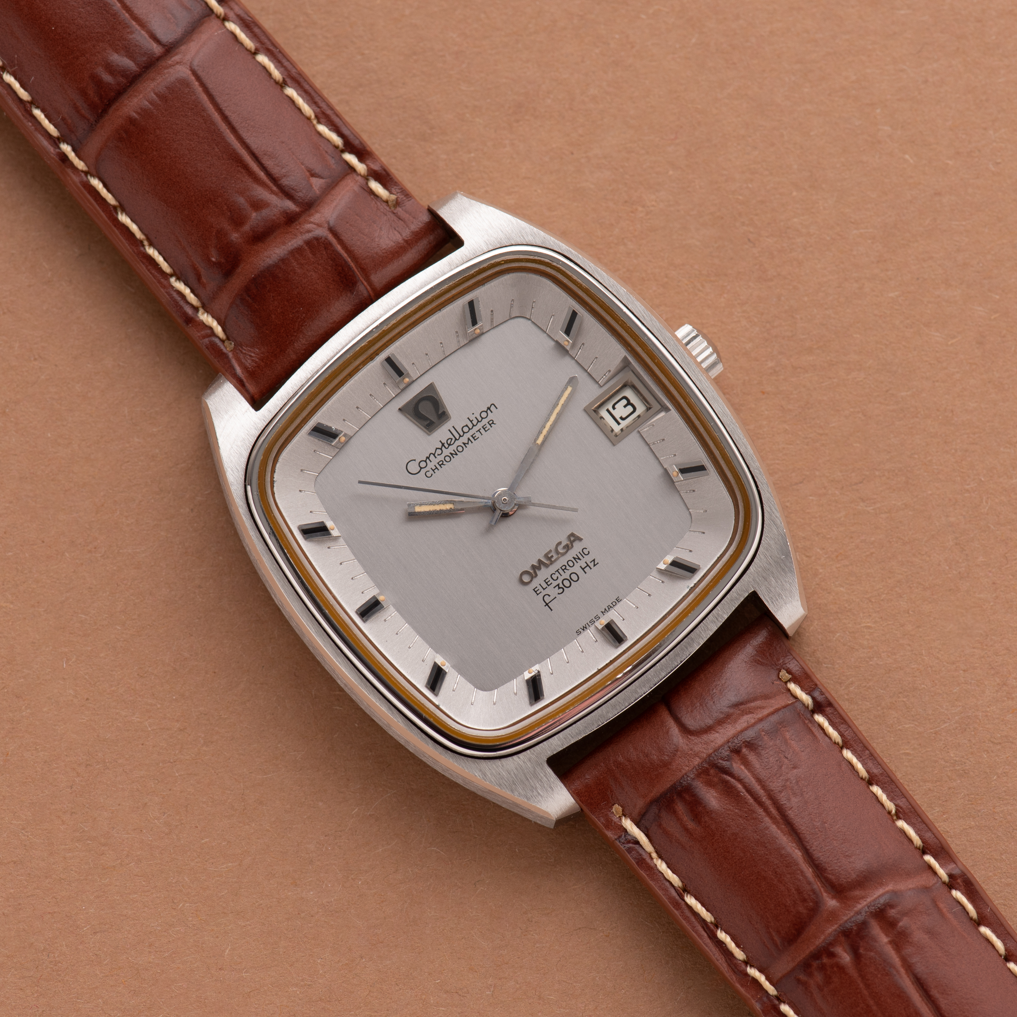 Vue de Omega Constellation Chronometer Electronic F300Hz from 1972 Ref 198.0027