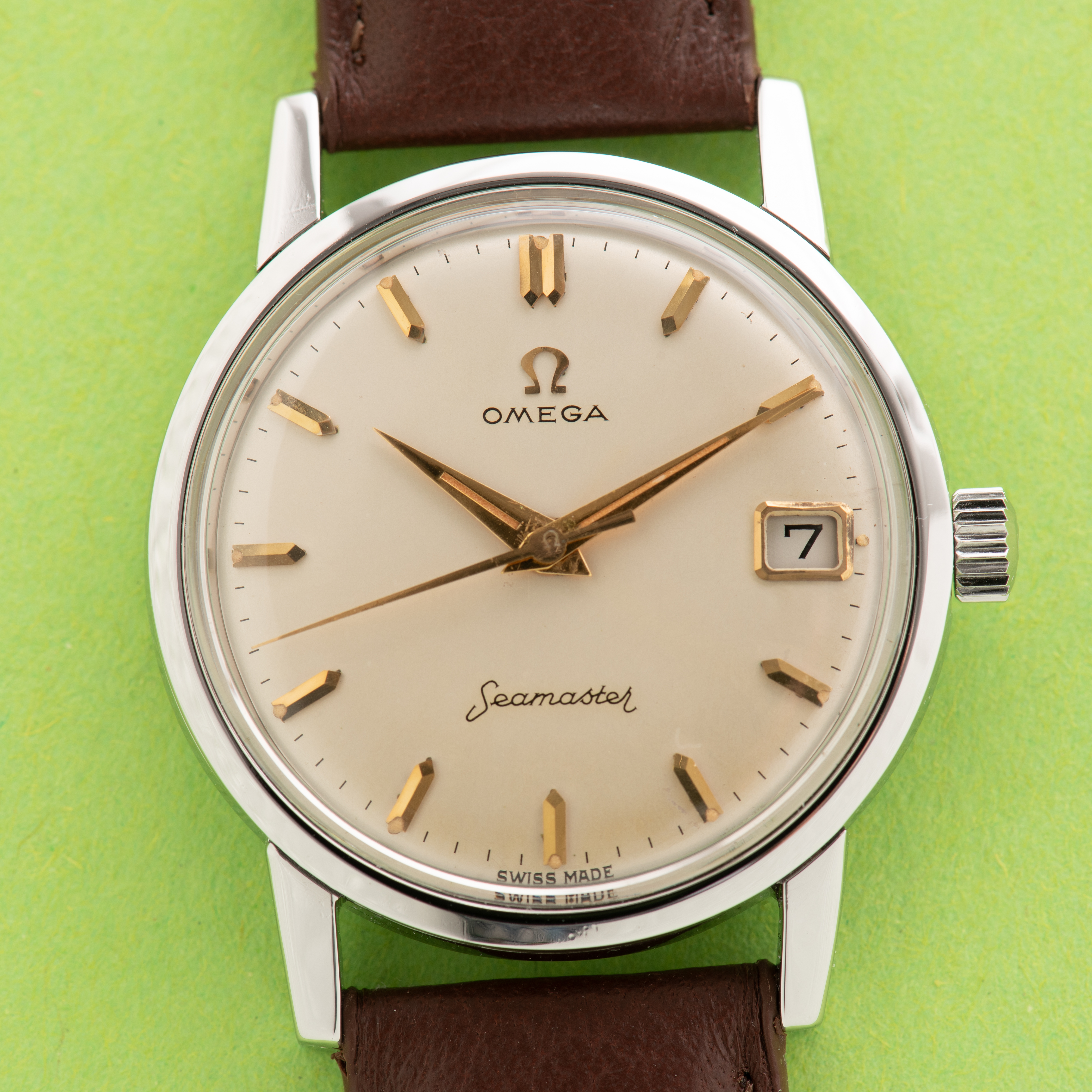 Vue de Omega Seamaster Steel réf 14384-1 SC from 1962