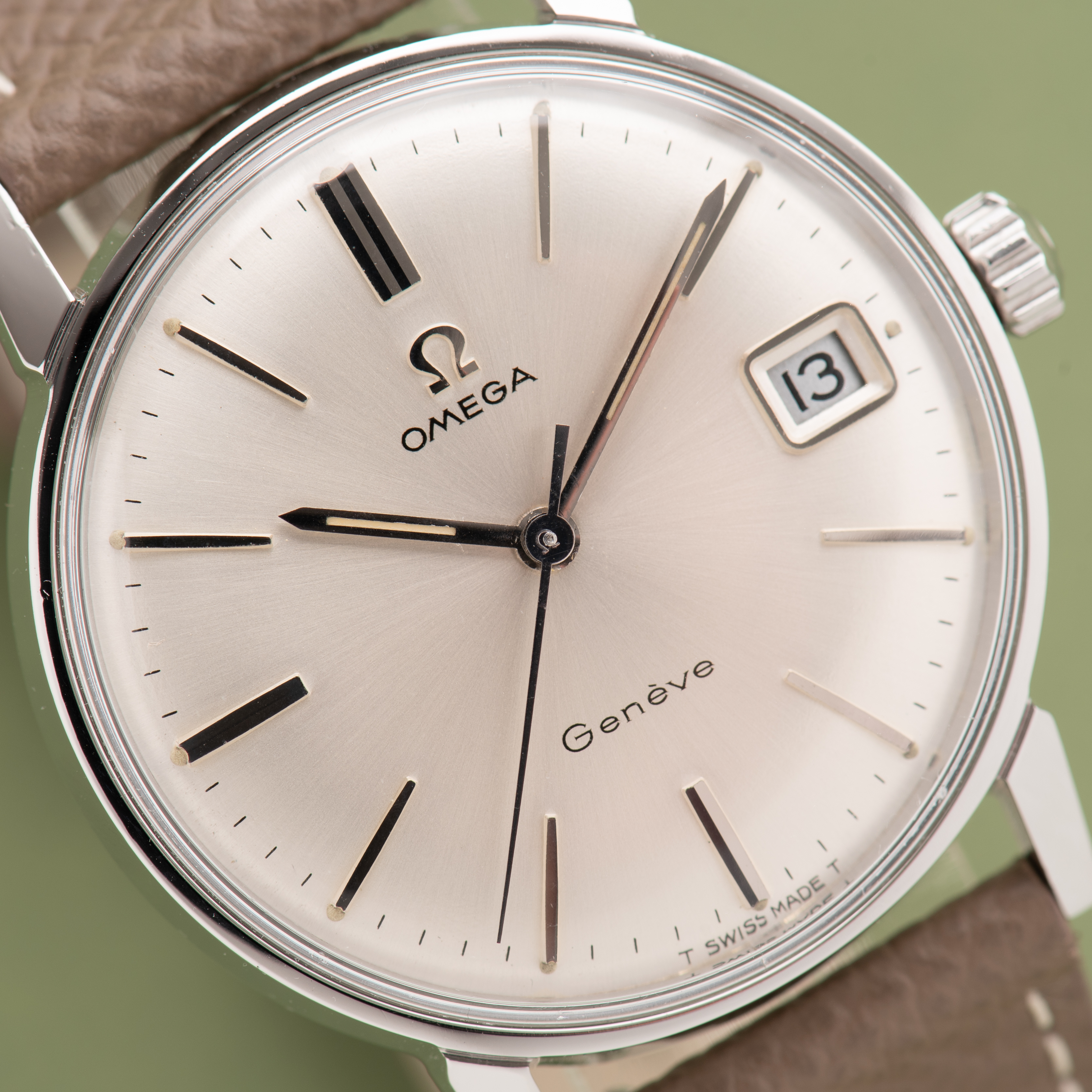 Vue de Omega Genève Date réf 136.011 from 1968