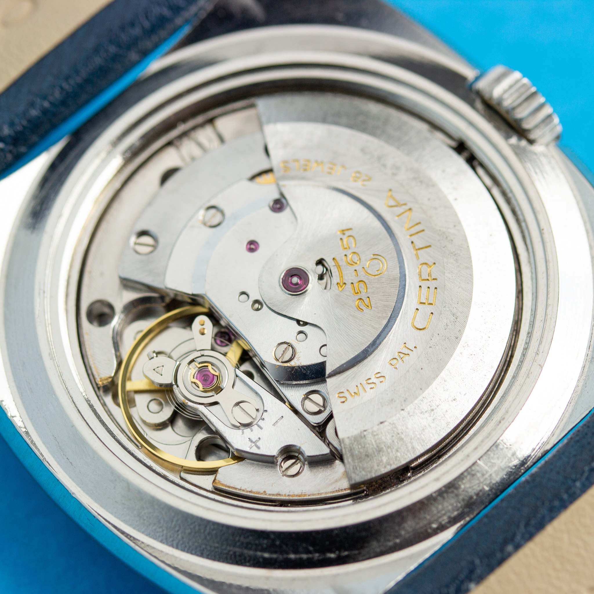 View of Certina automatic Argonaut 220 cal 25-651