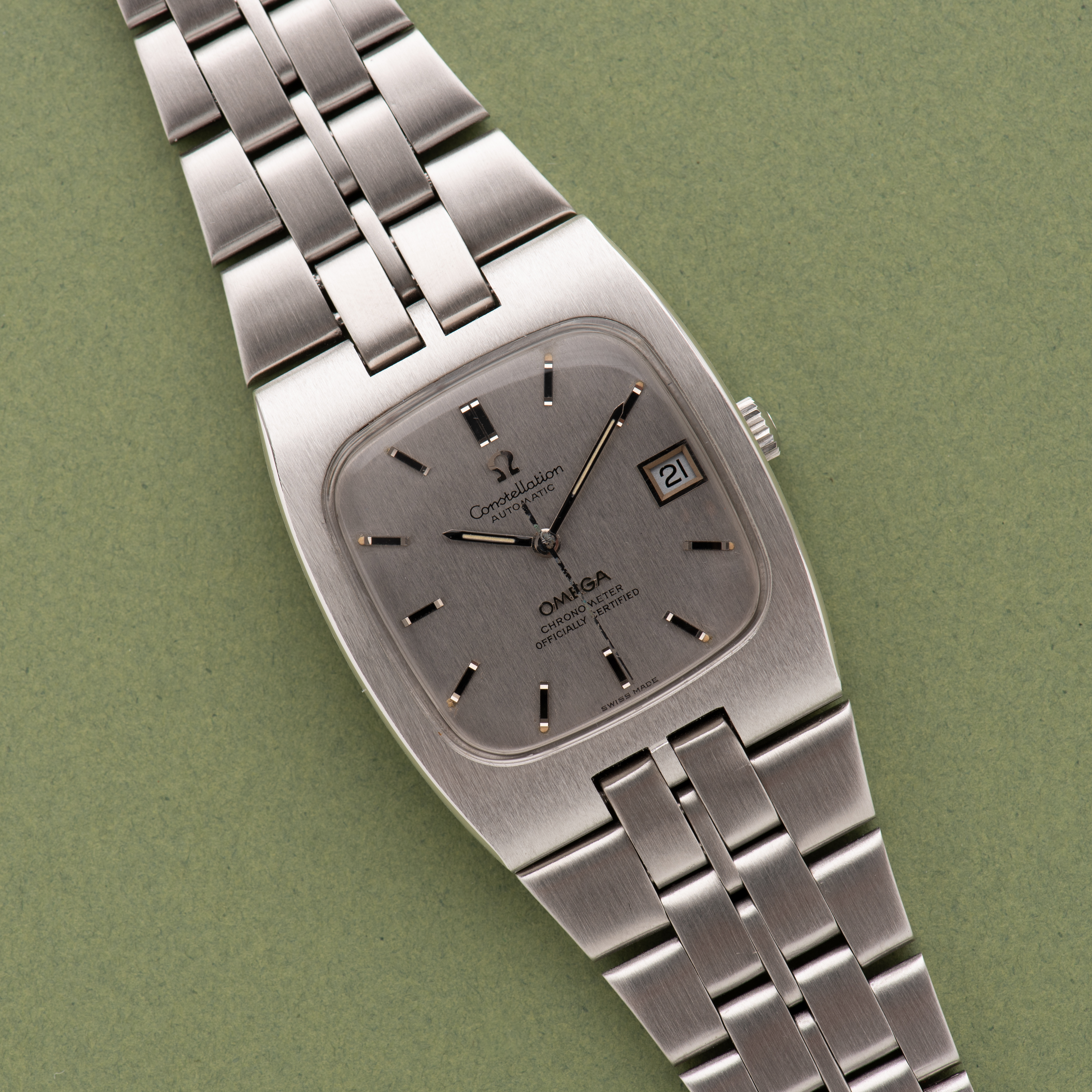 Vue de Omega Constellation Automatic Chronometer cal 1001 réf 168.047 from 1969
