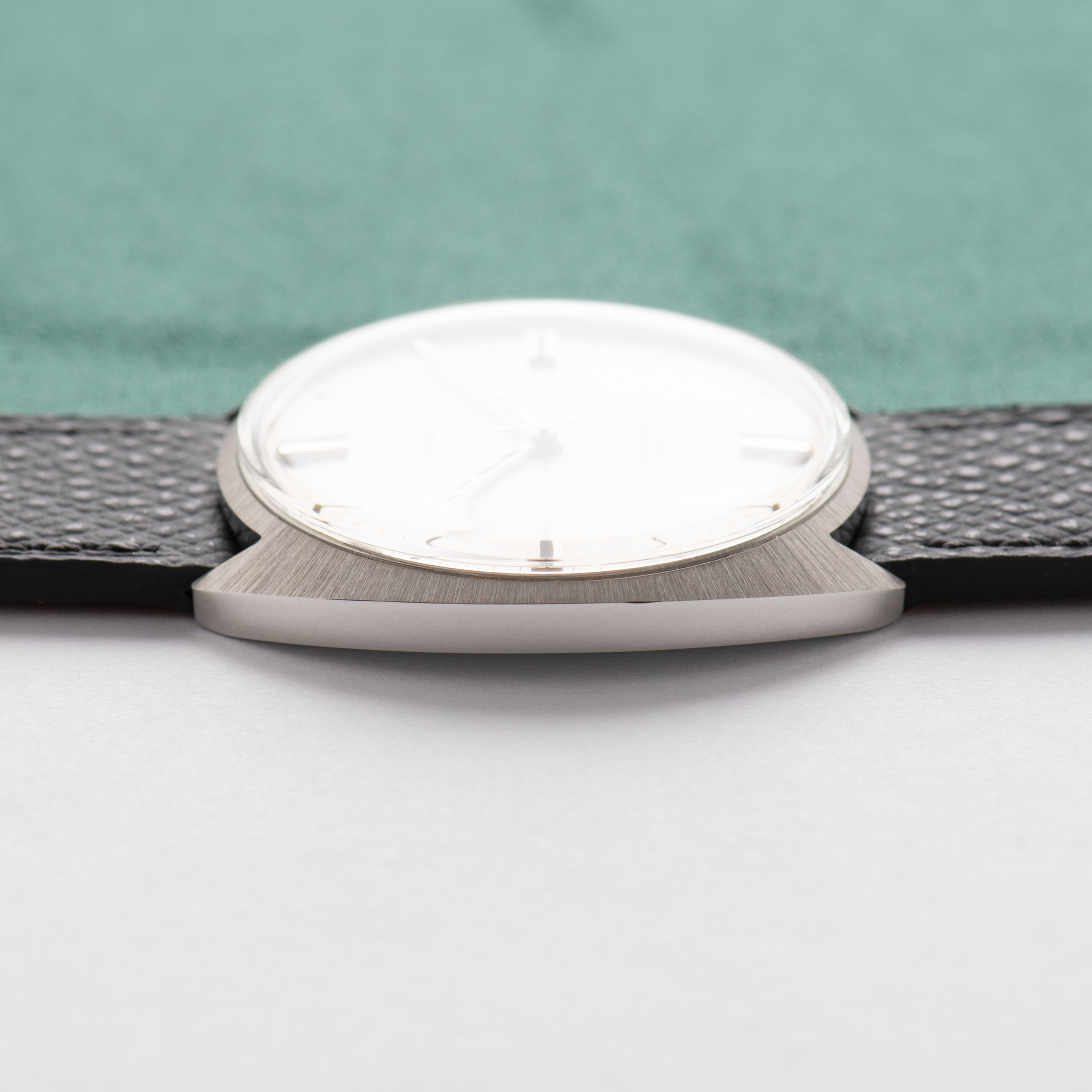 View of Omega Seamaster Cosmic Crosshair Silver Dial Ref 135.017 cal 601 from 1968