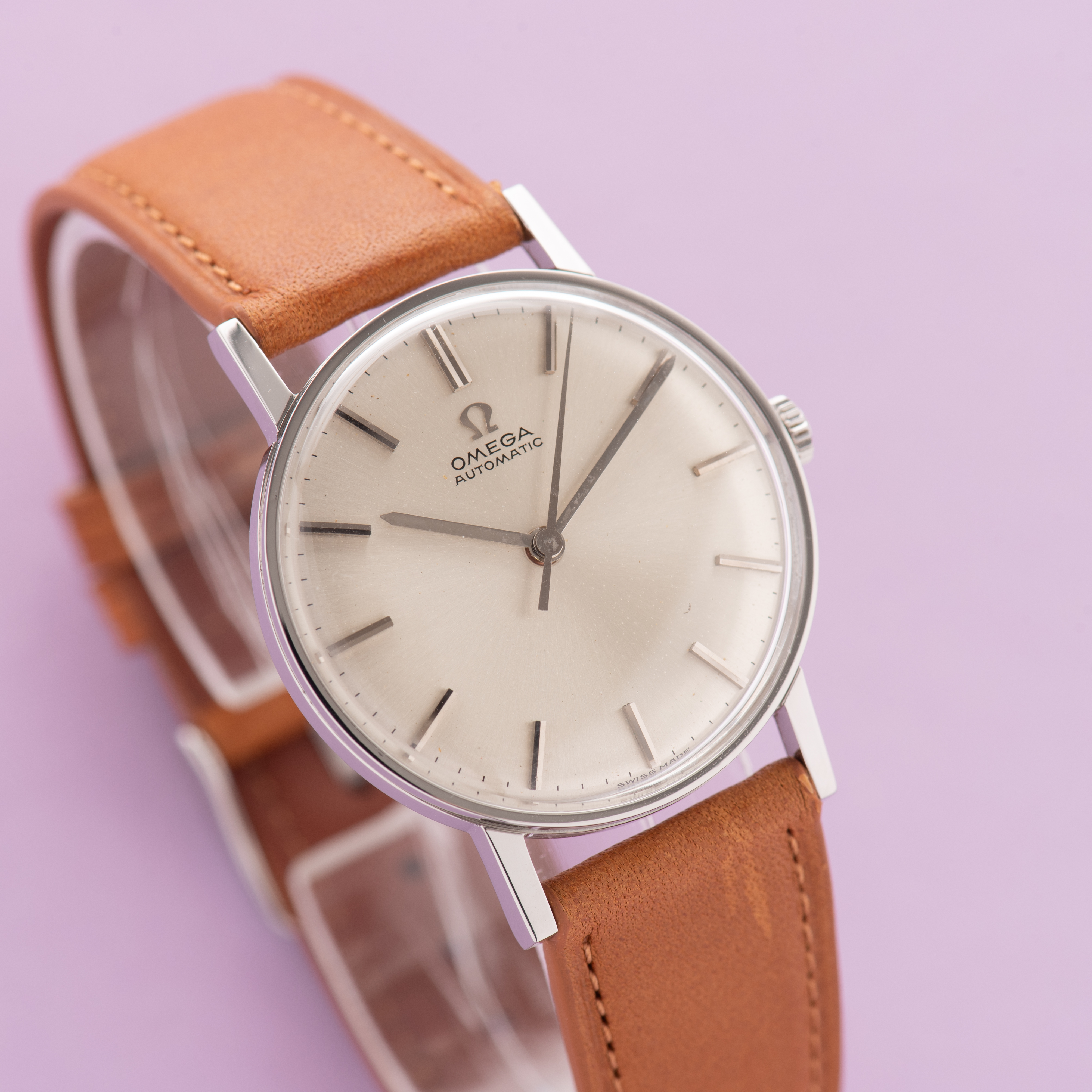 Vue de Omega Automatic Dress Watch Steel from 1963 Réf 161.002 SC