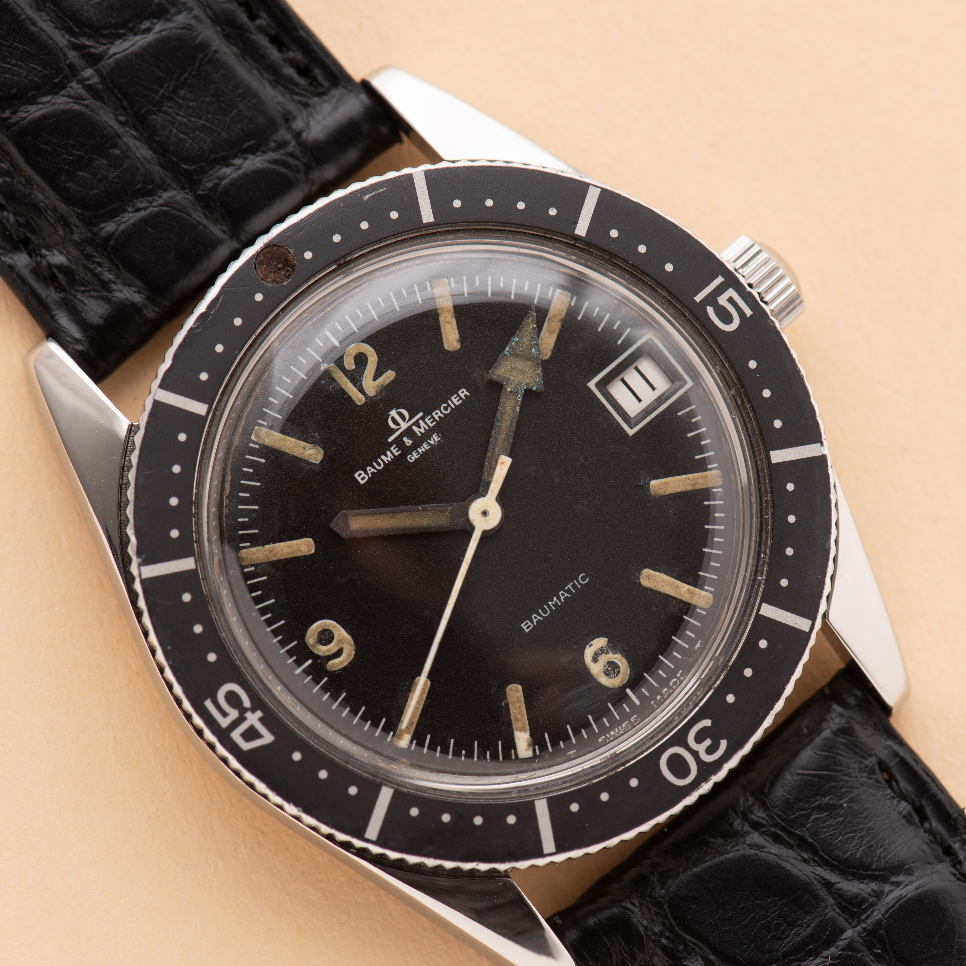 Zicht op Baume & Mercier Genève Baumatic Divers AS 1712/13
