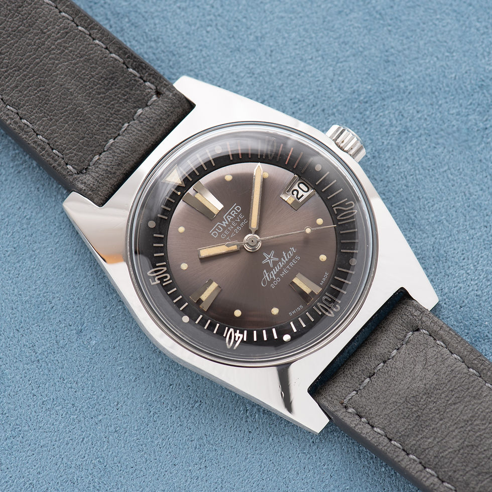 Thumbnail: Duward Aquastar Genève 200metres réf 1701 AS1700/01