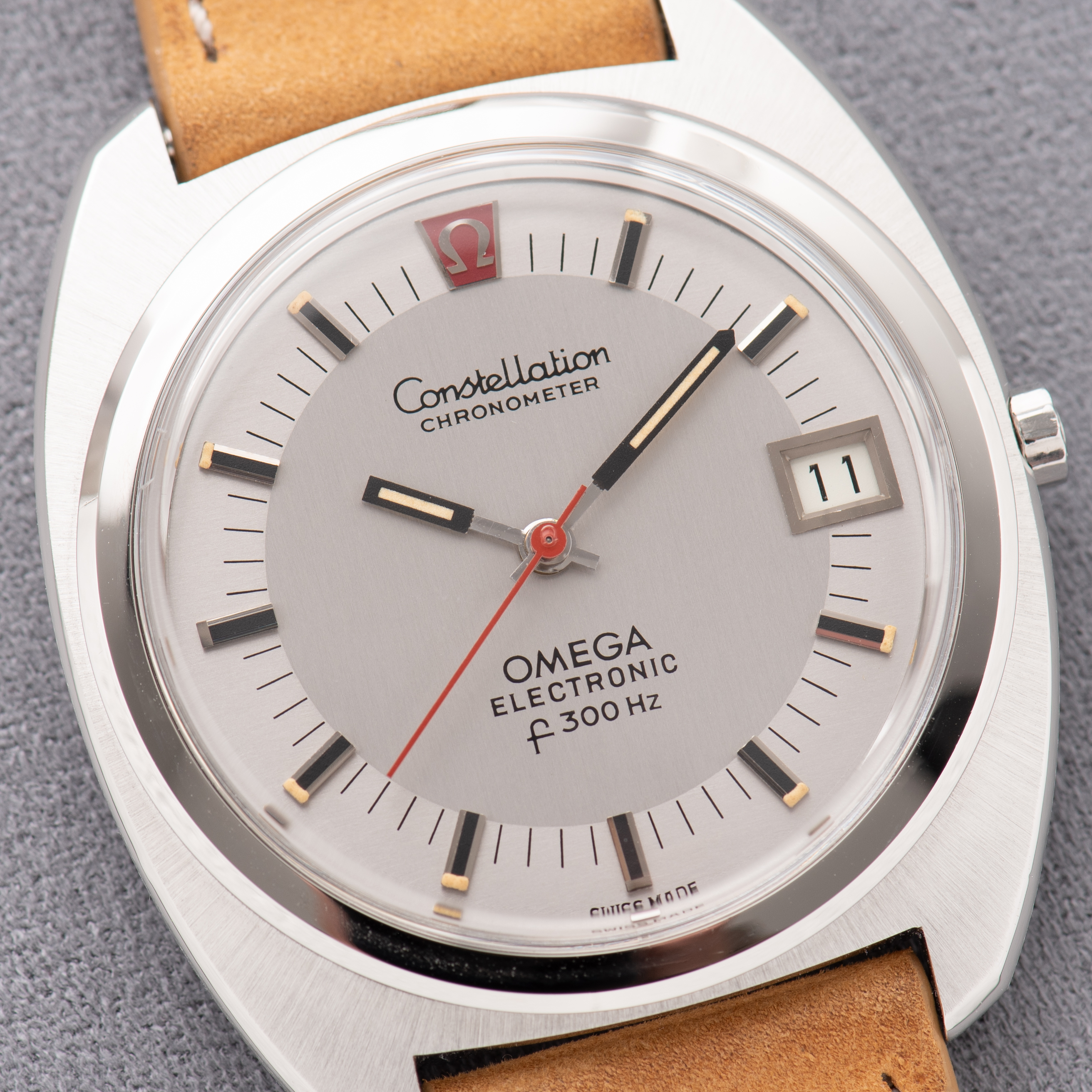 Vue de Omega Constellation Chronometer Electronic F300Hz from 1970 Ref 198.002